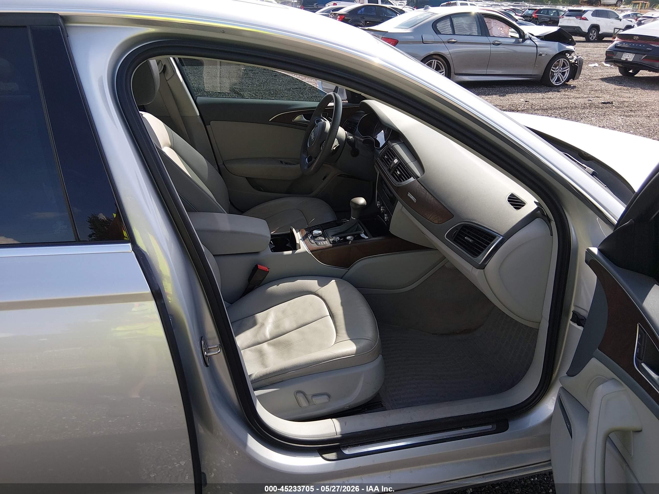 2014 Audi A6 2.0t Premium Silver vin: WAUGFAFC6EN059579