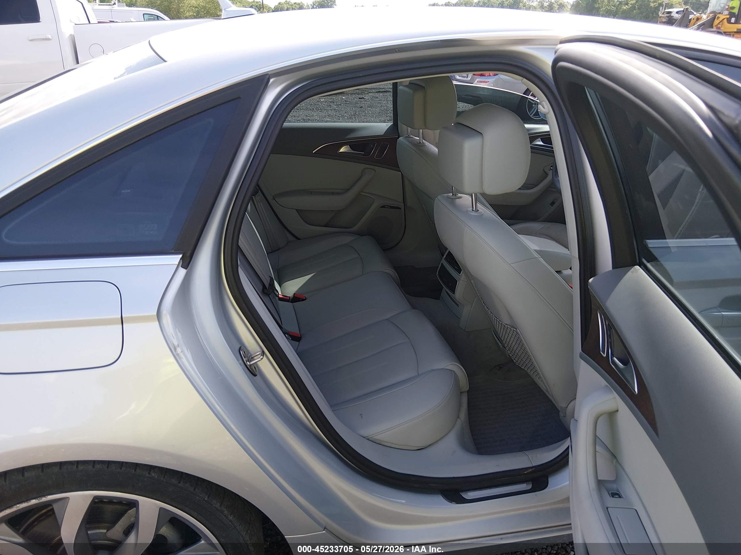 2014 Audi A6 2.0t Premium Silver vin: WAUGFAFC6EN059579