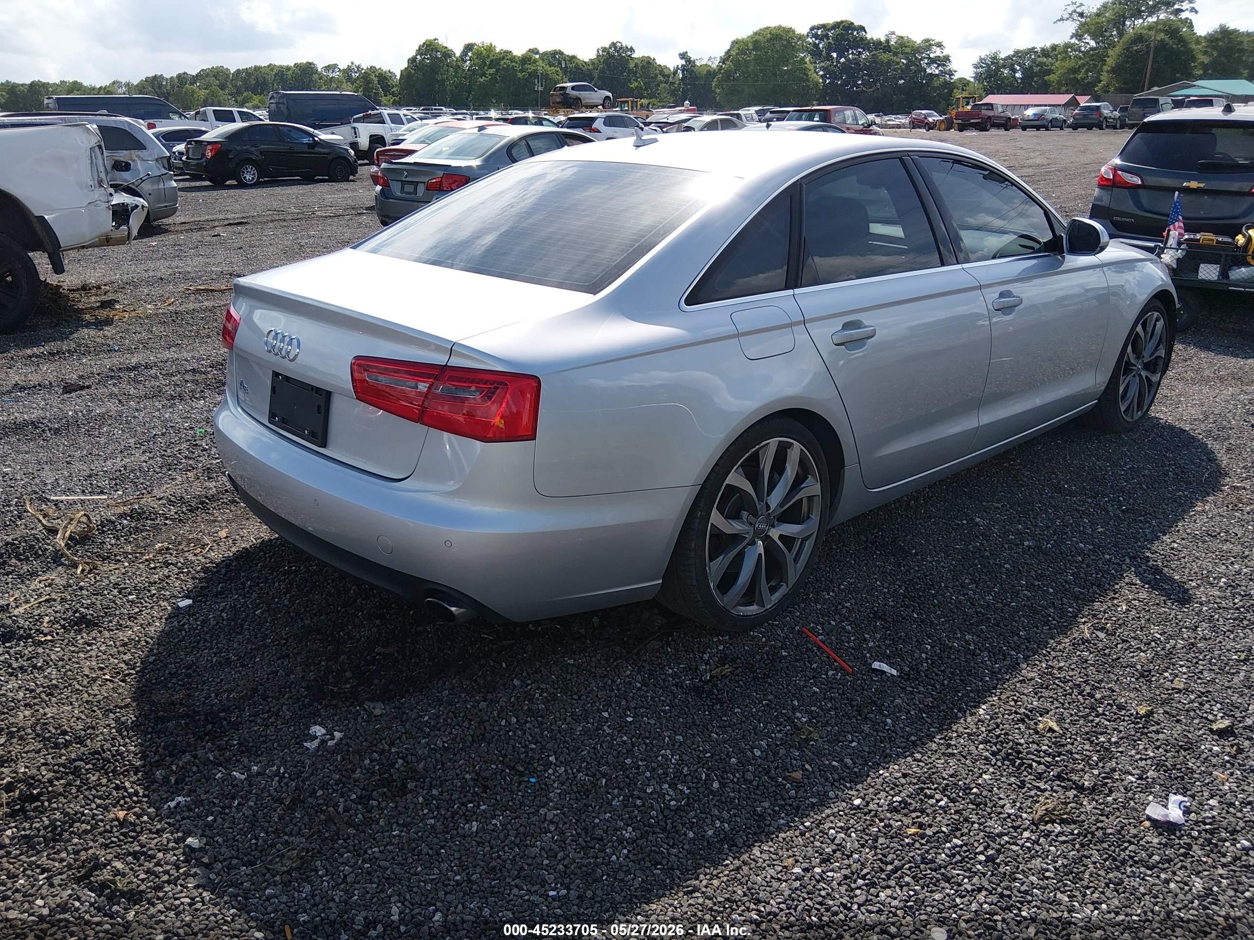 2014 Audi A6 2.0t Premium Silver vin: WAUGFAFC6EN059579