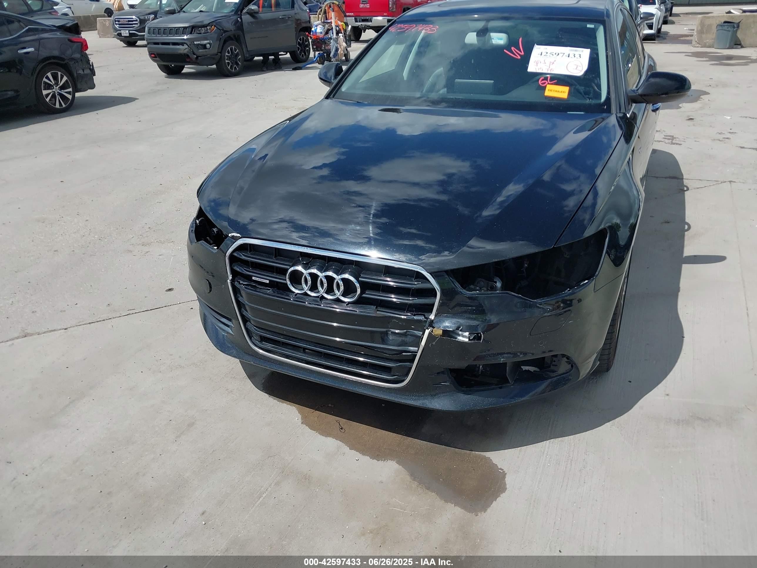 2015 Audi A6 2.0t Premium Black vin: WAUGFAFC6FN038099