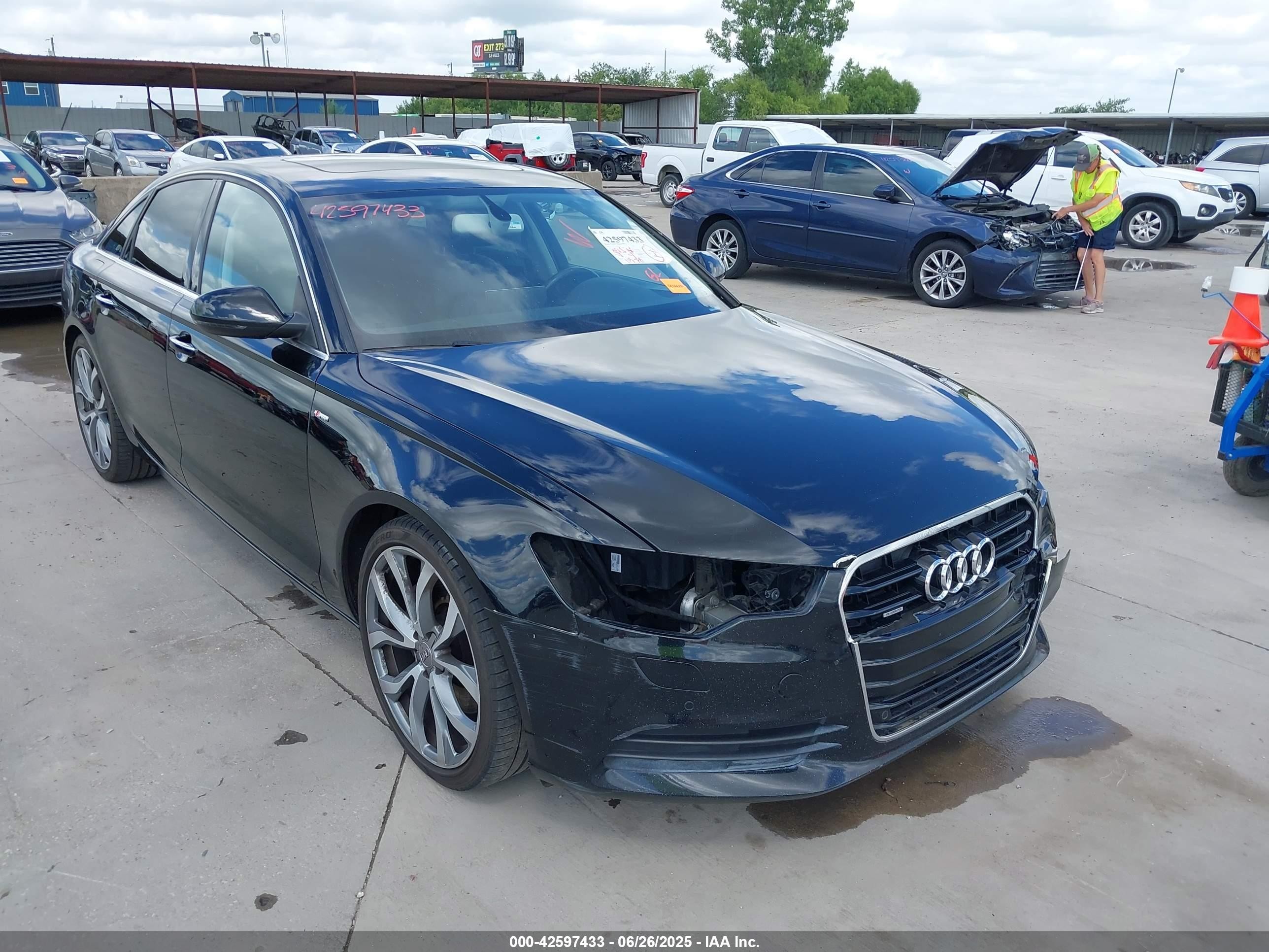 2015 Audi A6 2.0t Premium Black vin: WAUGFAFC6FN038099