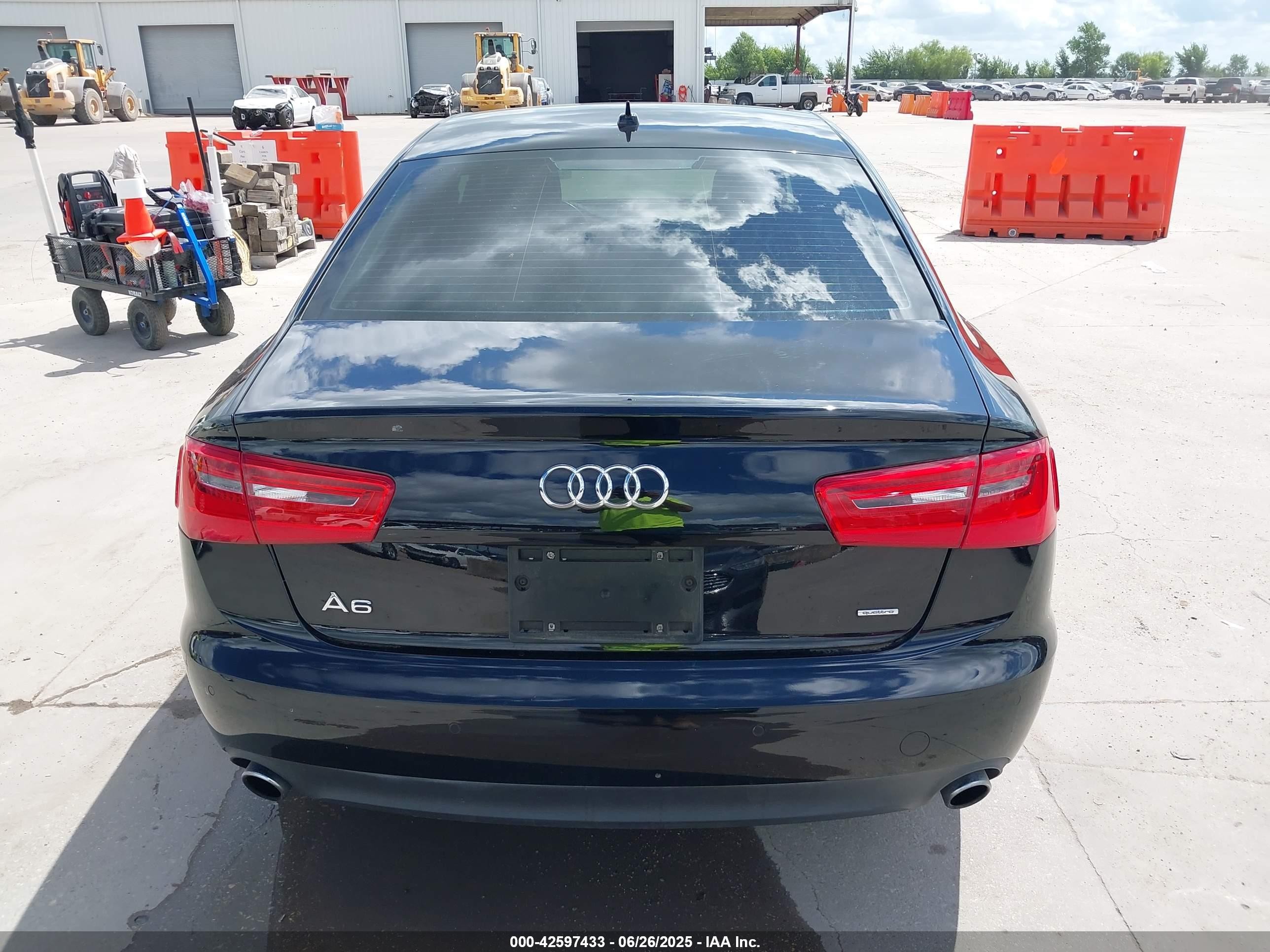 2015 Audi A6 2.0t Premium Black vin: WAUGFAFC6FN038099