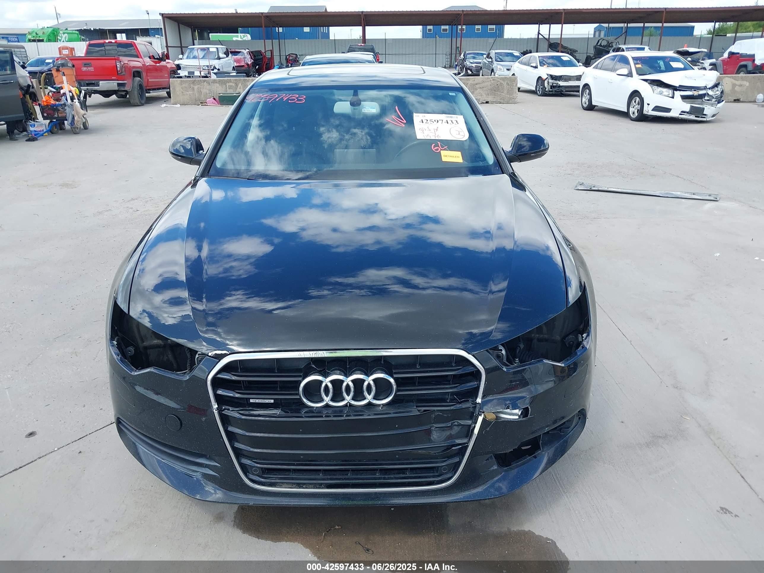 2015 Audi A6 2.0t Premium Black vin: WAUGFAFC6FN038099