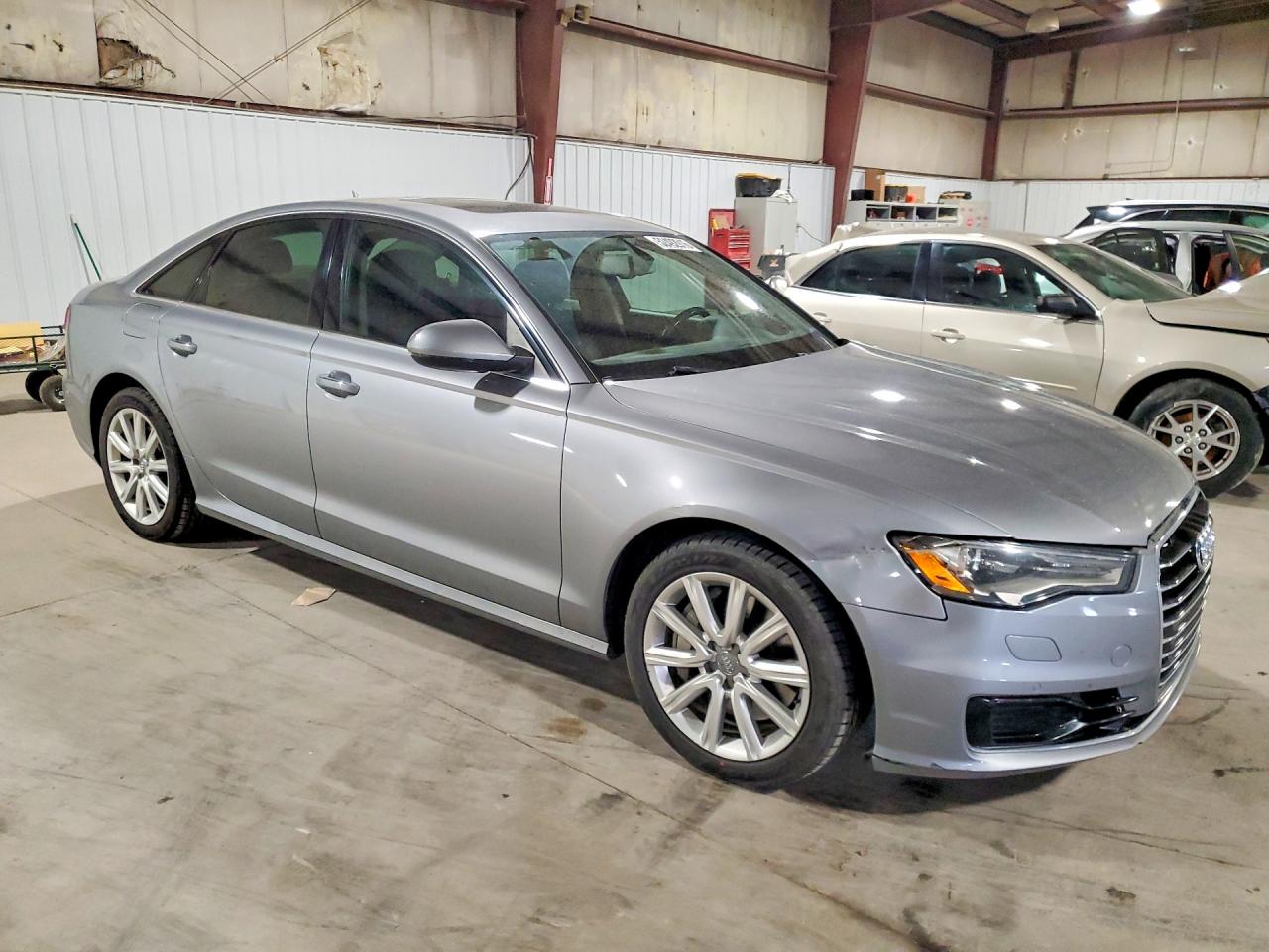 2016 Audi A6 Premium Plus Серебряный vin: WAUGFAFC6GN083934