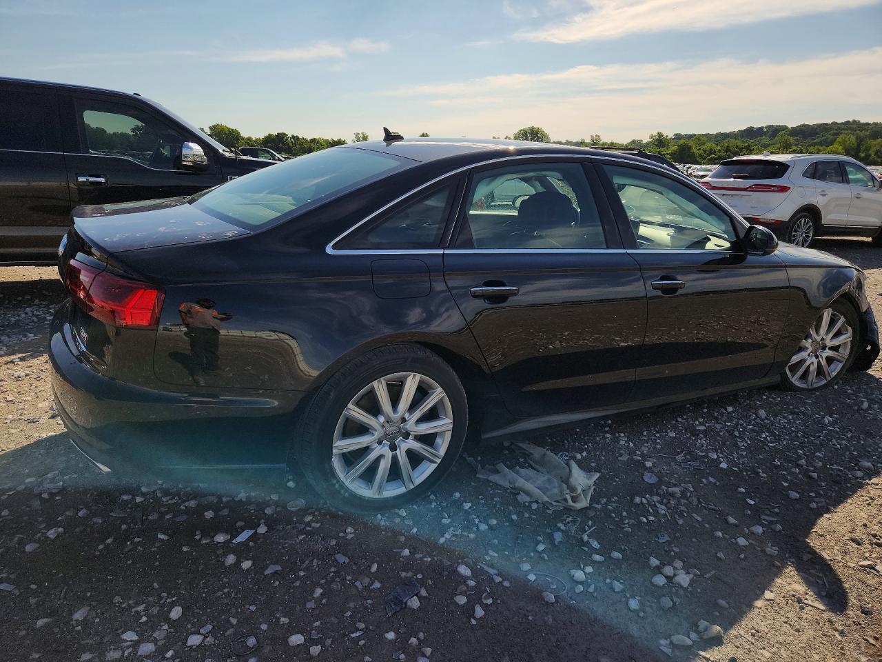 2016 Audi A6 Premium Plus Black vin: WAUGFAFC6GN152847