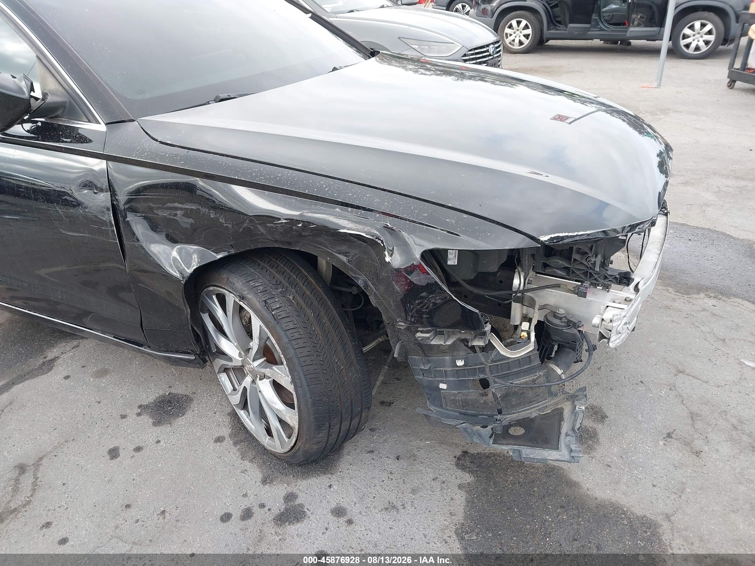2013 Audi A6 2.0t Premium Black vin: WAUGFAFC7DN094758