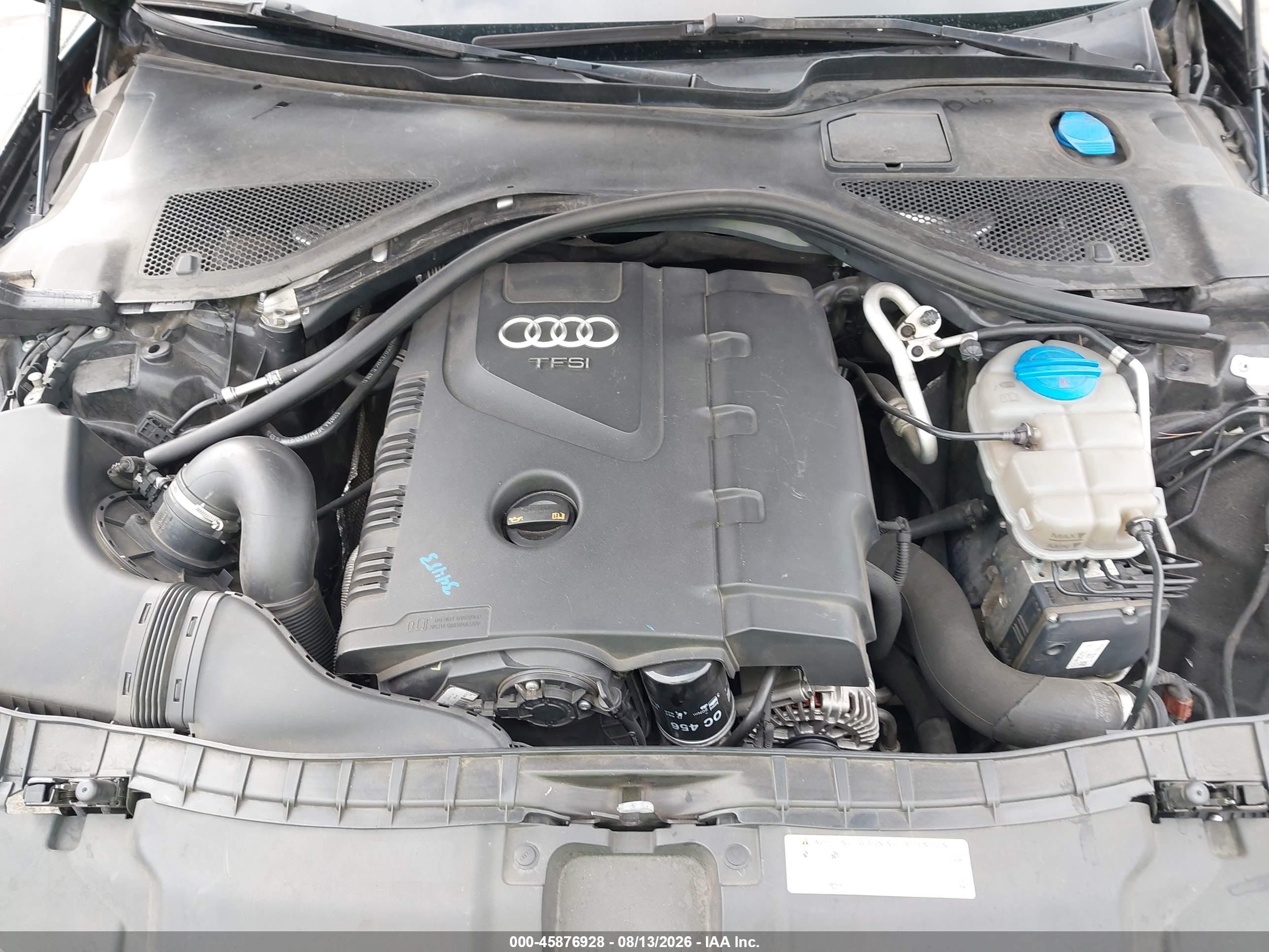 2013 Audi A6 2.0t Premium Black vin: WAUGFAFC7DN094758