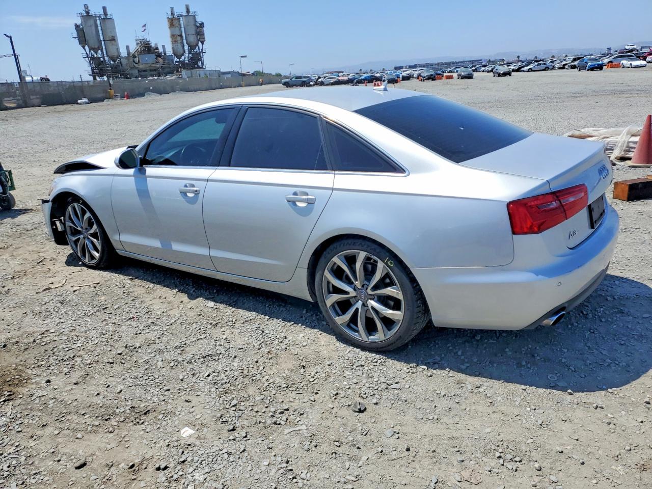 2014 Audi A6 Premium Plus Серебряный vin: WAUGFAFC7EN012934