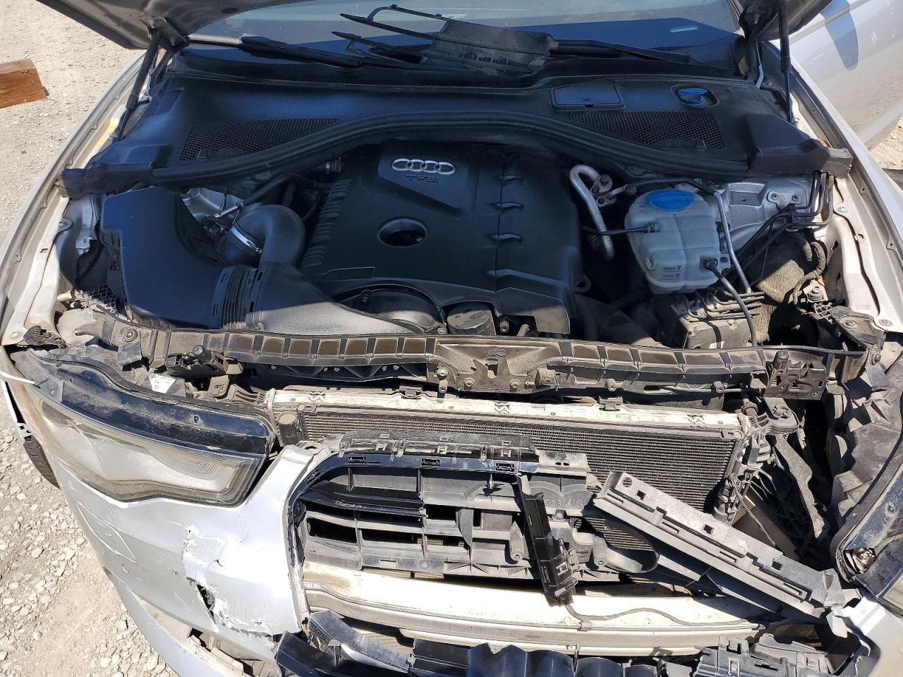 2014 Audi A6 Premium Plus Серебряный vin: WAUGFAFC7EN012934