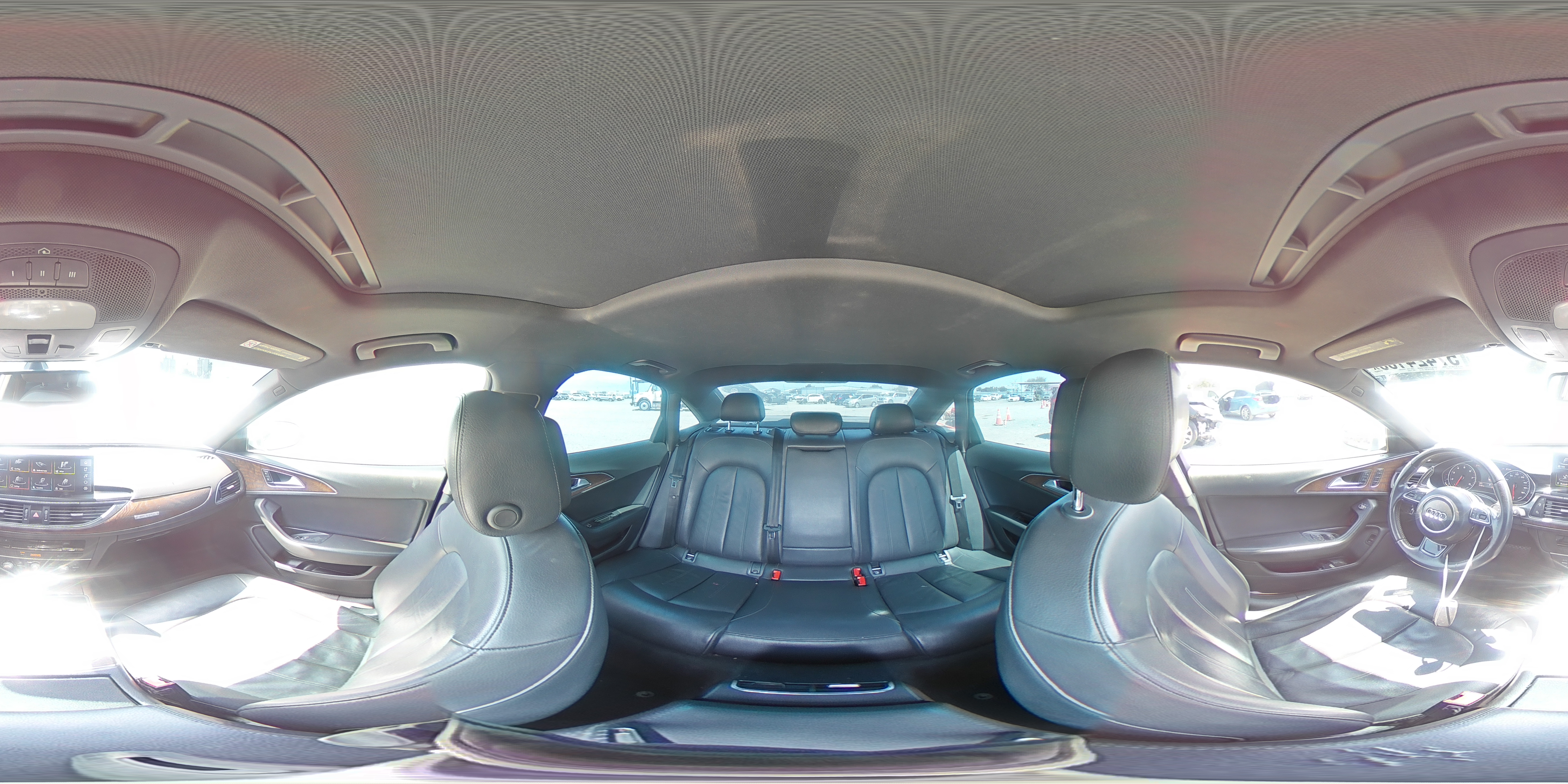 2014 Audi A6 Premium Plus Серебряный vin: WAUGFAFC7EN012934