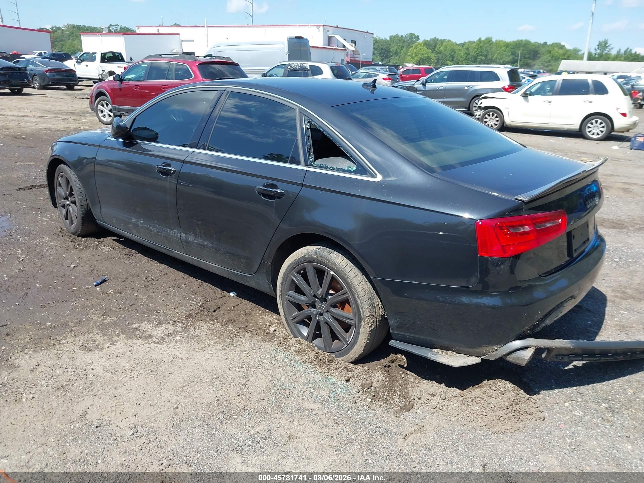 2014 Audi A6 2.0t Premium Black vin: WAUGFAFC7EN018040