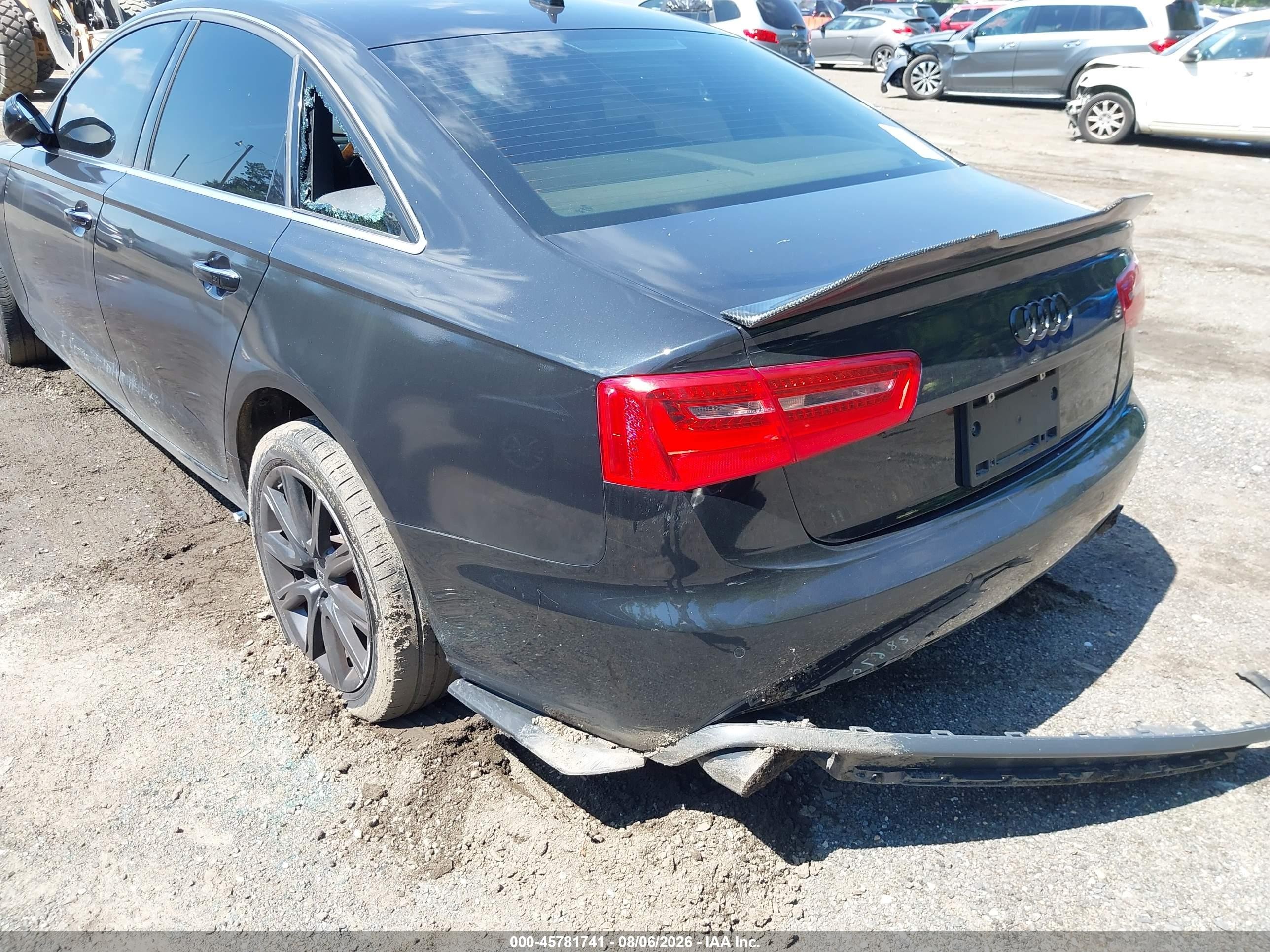 2014 Audi A6 2.0t Premium Black vin: WAUGFAFC7EN018040