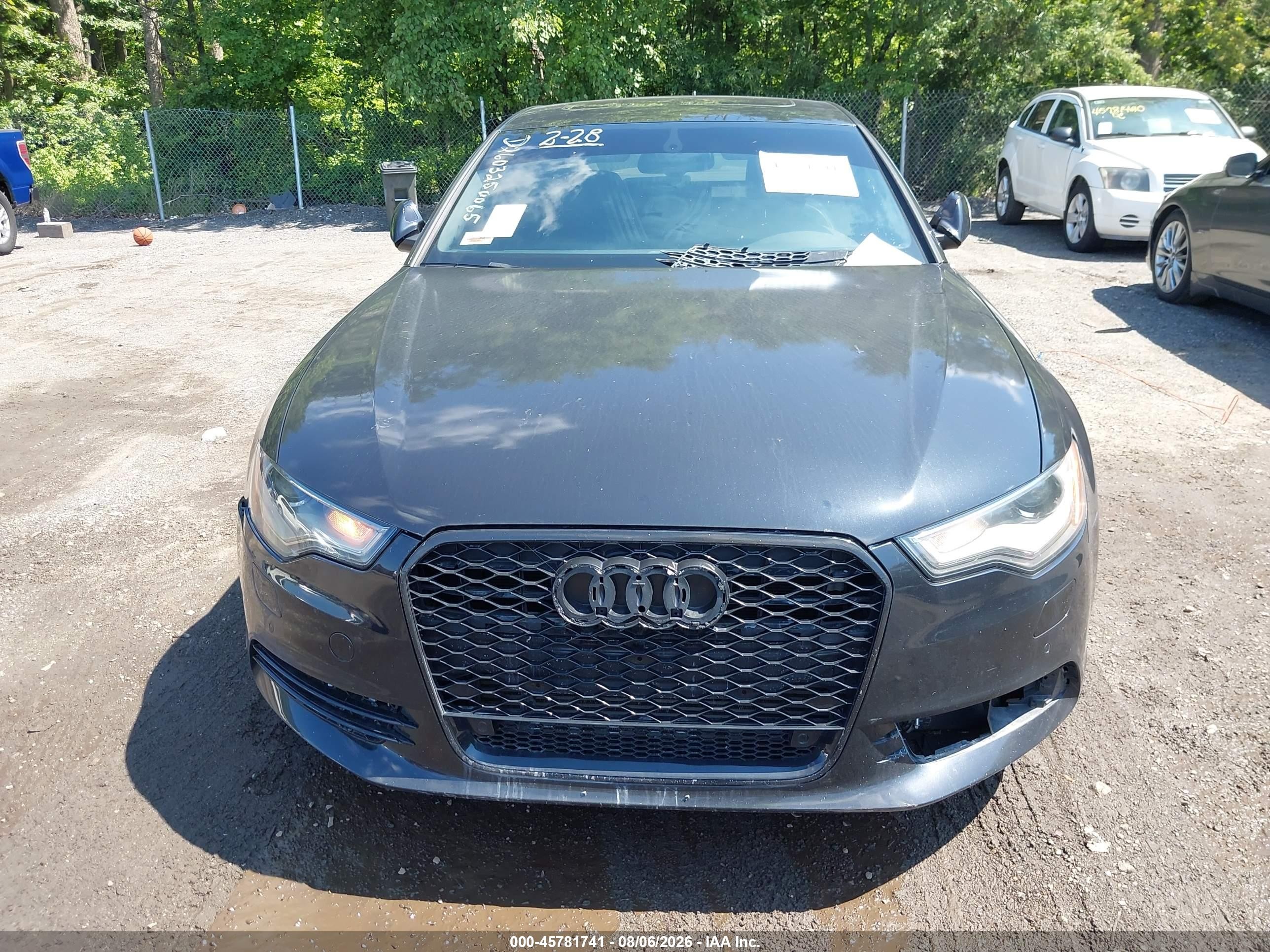 2014 Audi A6 2.0t Premium Black vin: WAUGFAFC7EN018040