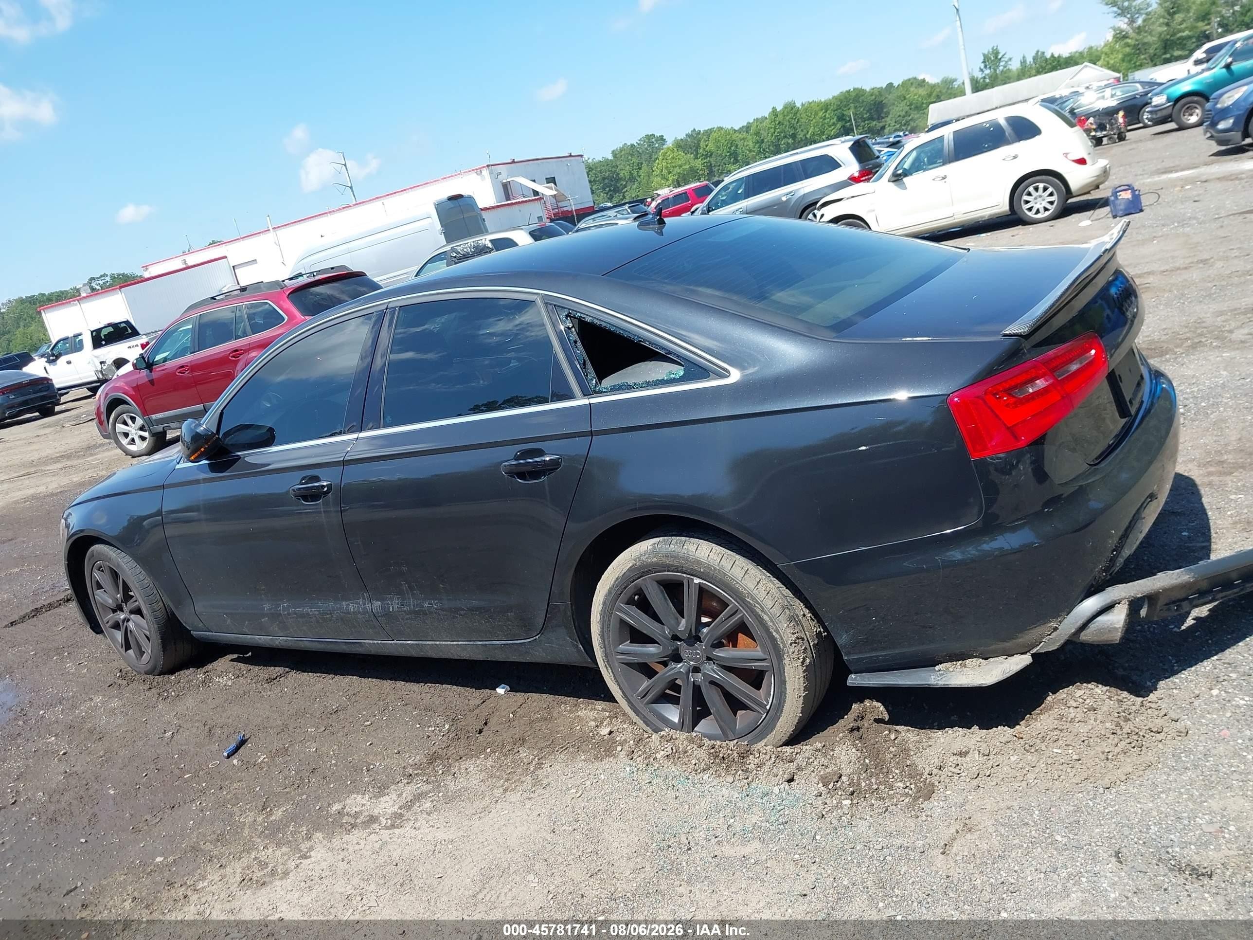 2014 Audi A6 2.0t Premium Black vin: WAUGFAFC7EN018040