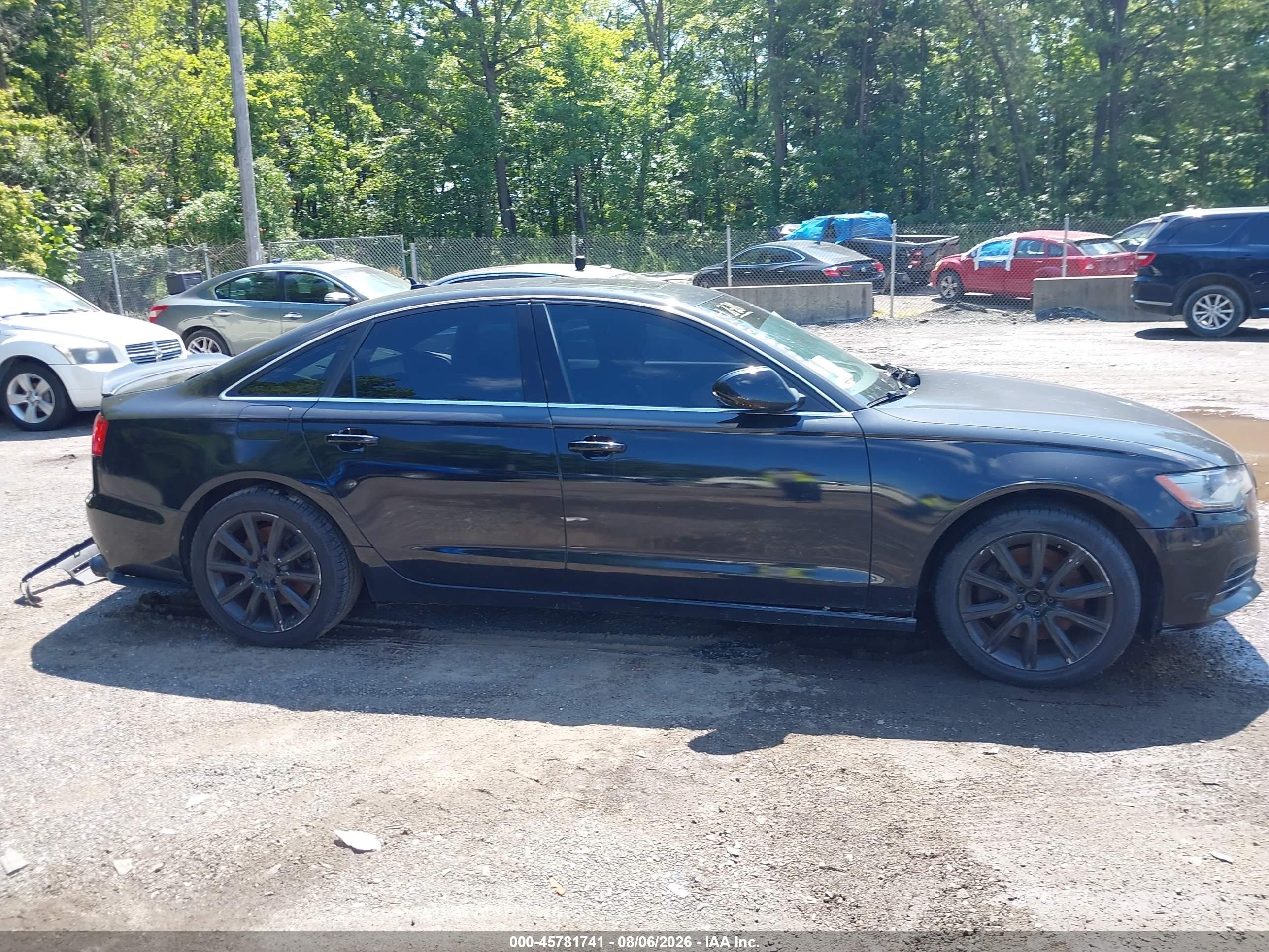 2014 Audi A6 2.0t Premium Black vin: WAUGFAFC7EN018040