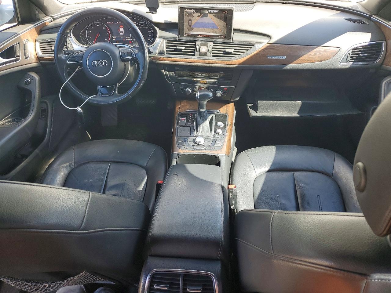 2014 Audi A6 Premium Plus White vin: WAUGFAFC7EN025845
