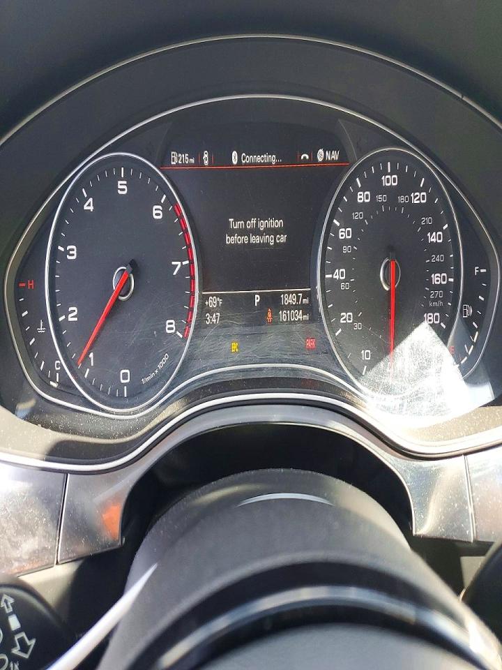 2014 Audi A6 Premium Plus White vin: WAUGFAFC7EN025845