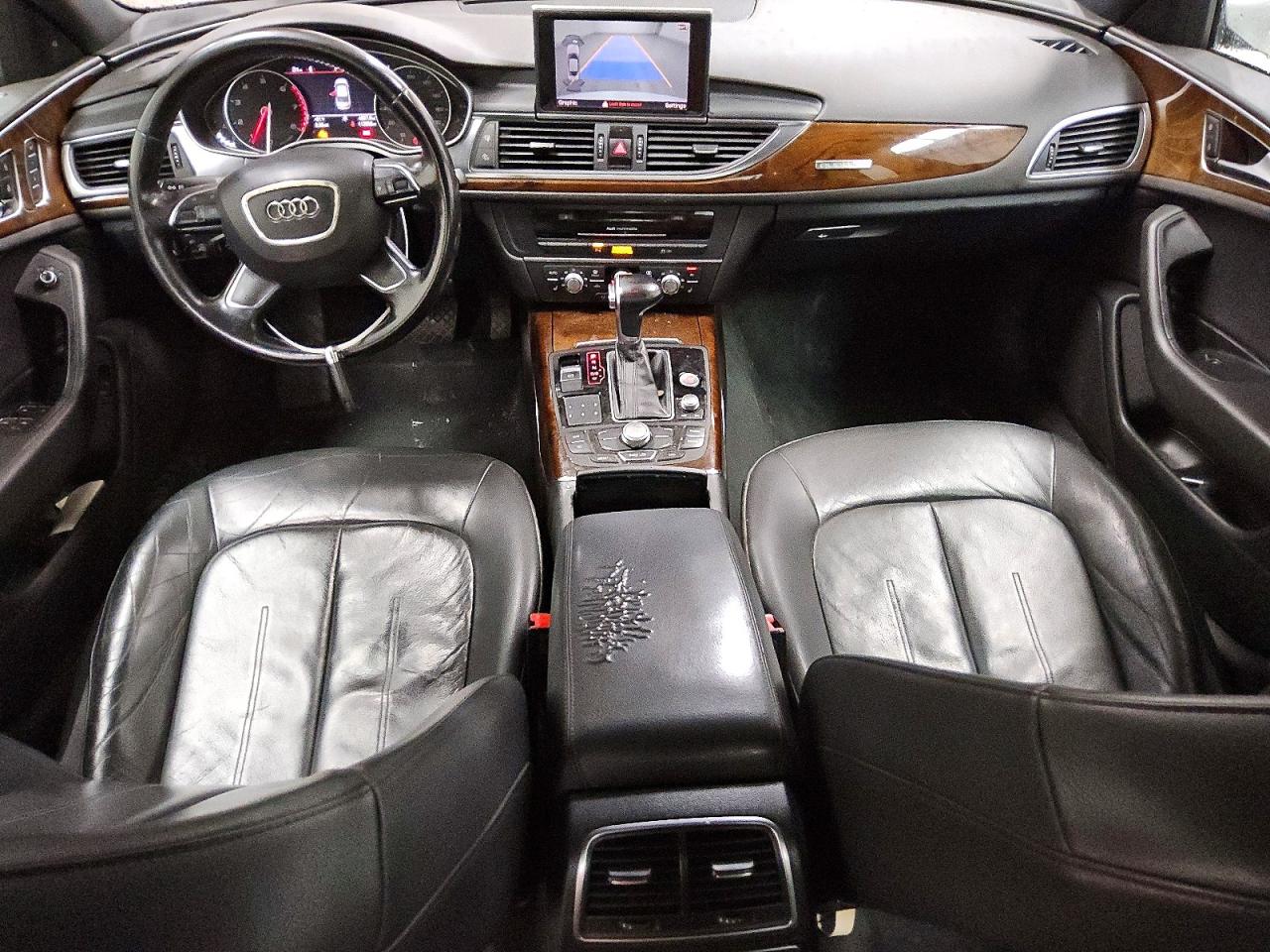2014 Audi A6 Premium Plus White vin: WAUGFAFC7EN048557
