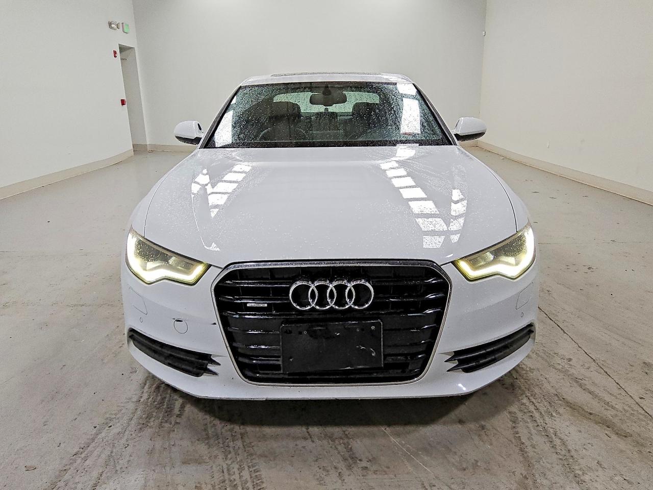 2014 Audi A6 Premium Plus White vin: WAUGFAFC7EN048557