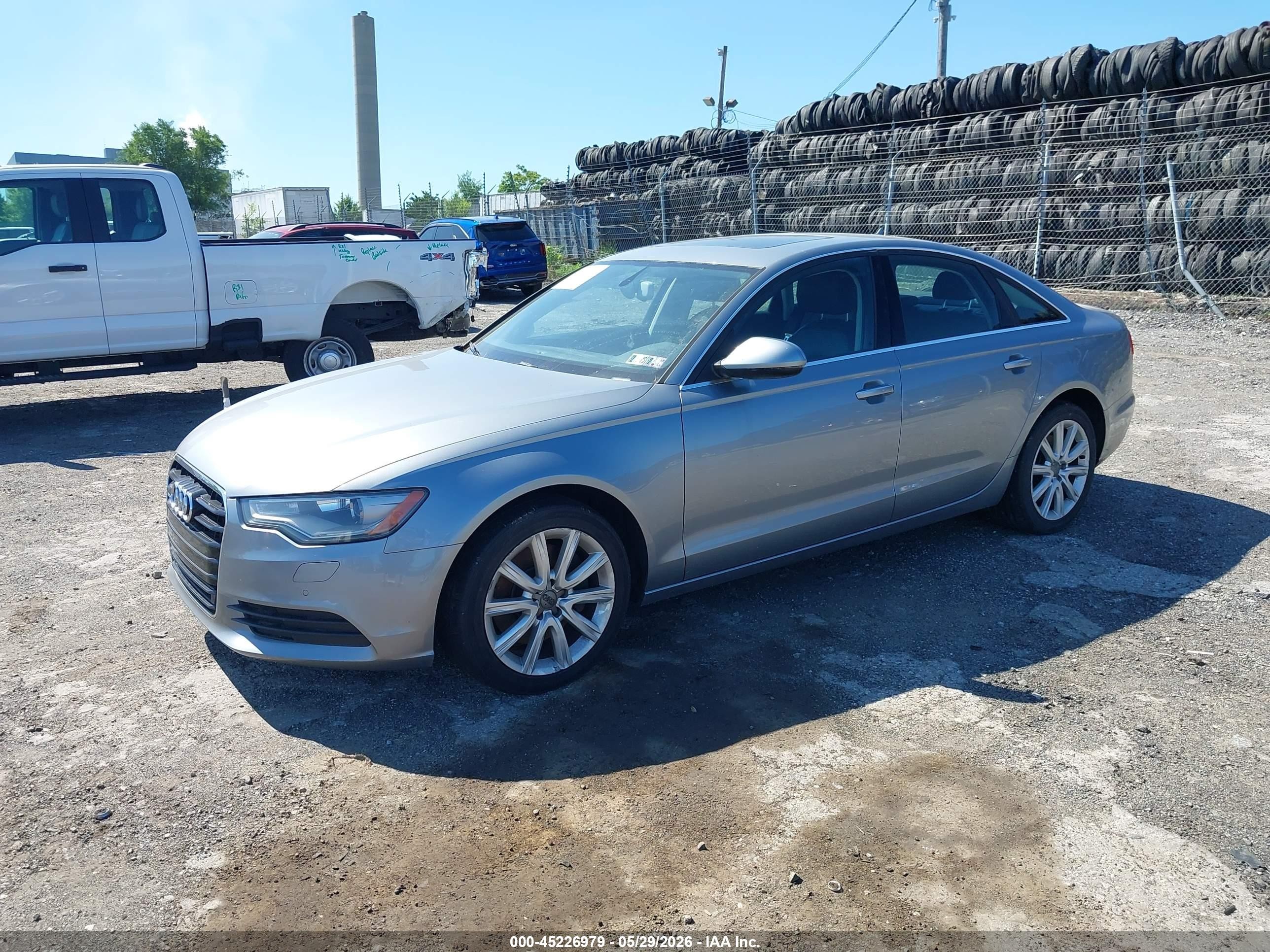 2015 Audi A6 2.0t Premium Silver vin: WAUGFAFC7FN011798