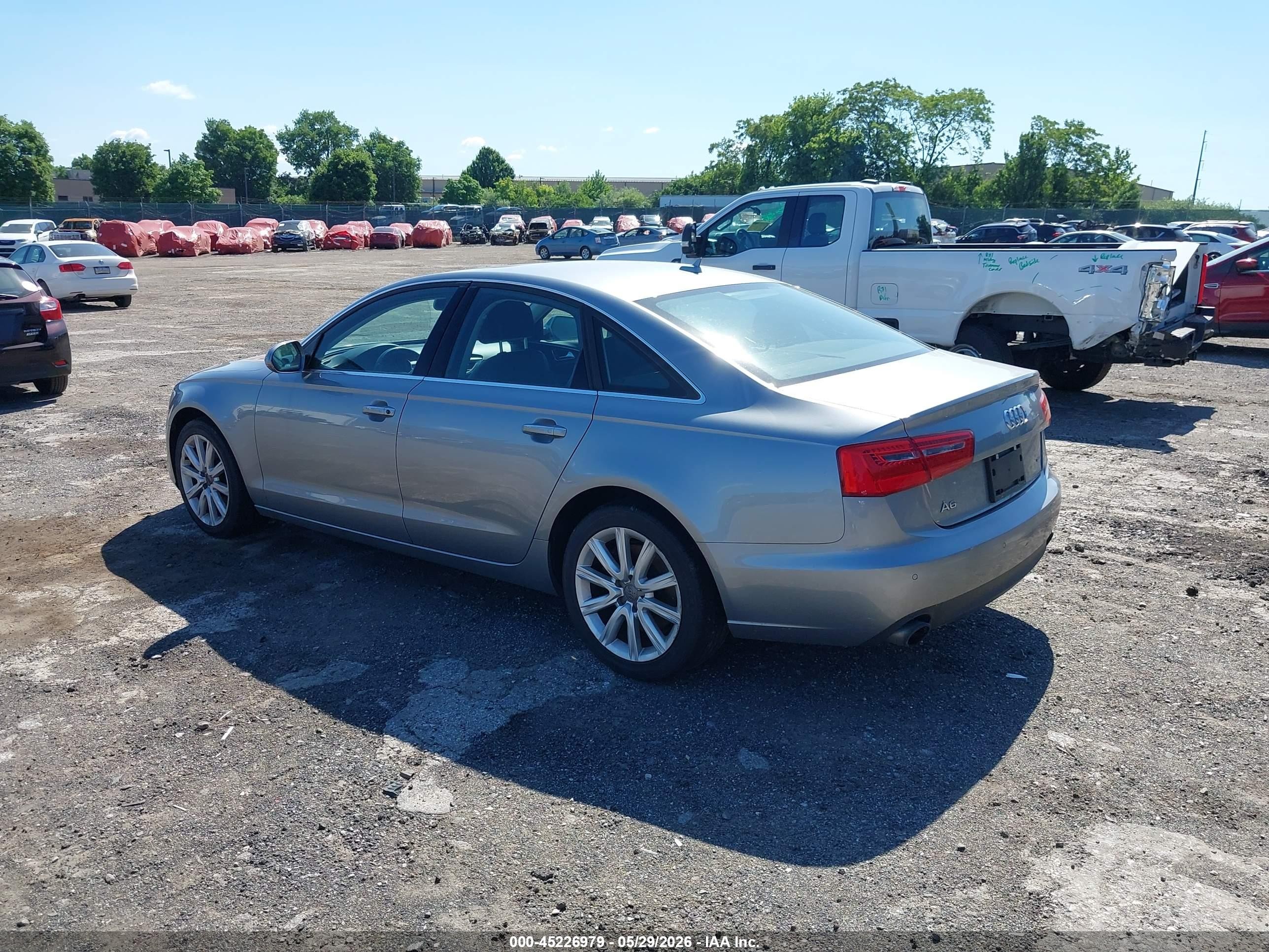 2015 Audi A6 2.0t Premium Silver vin: WAUGFAFC7FN011798