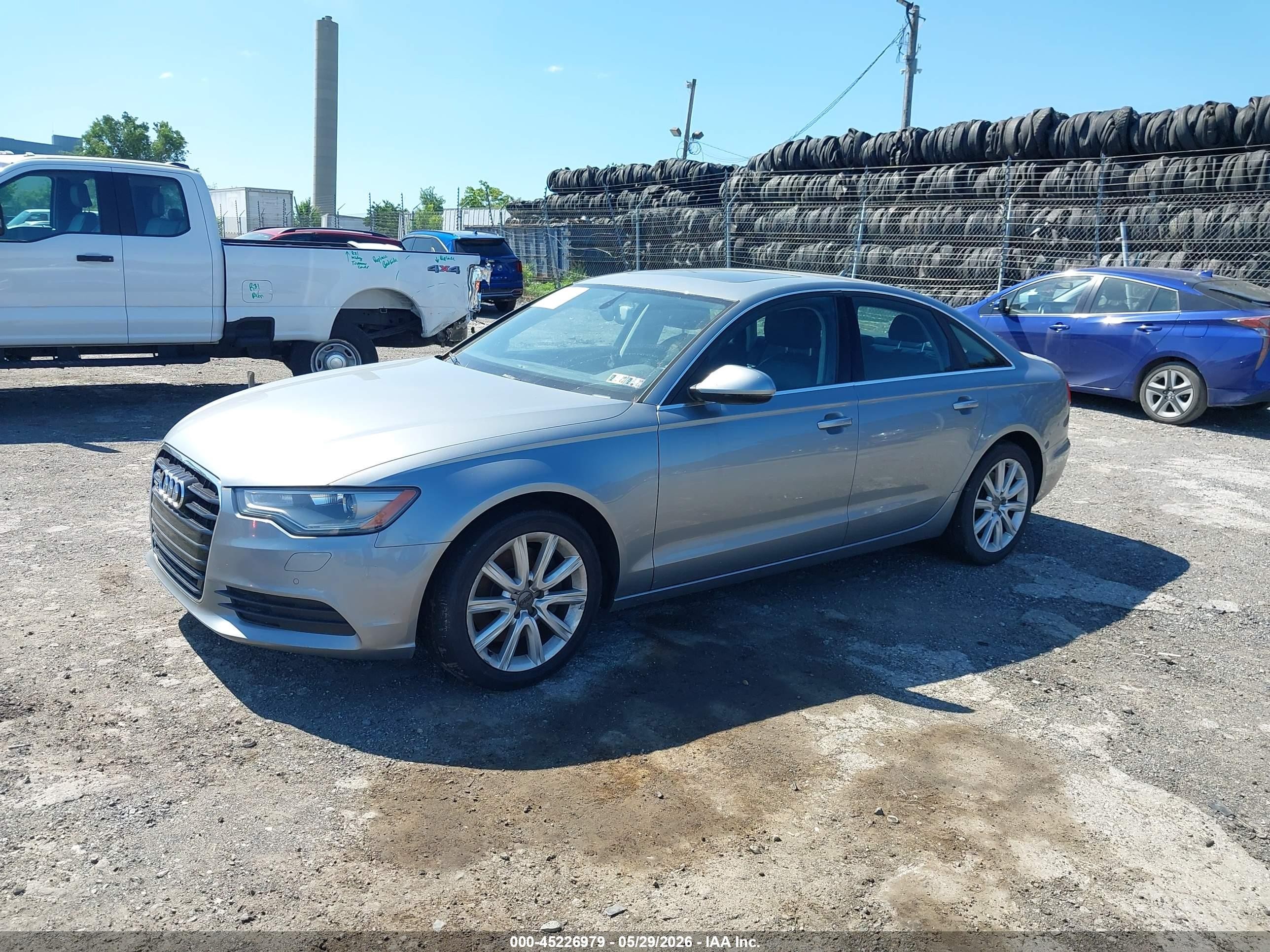 2015 Audi A6 2.0t Premium Silver vin: WAUGFAFC7FN011798