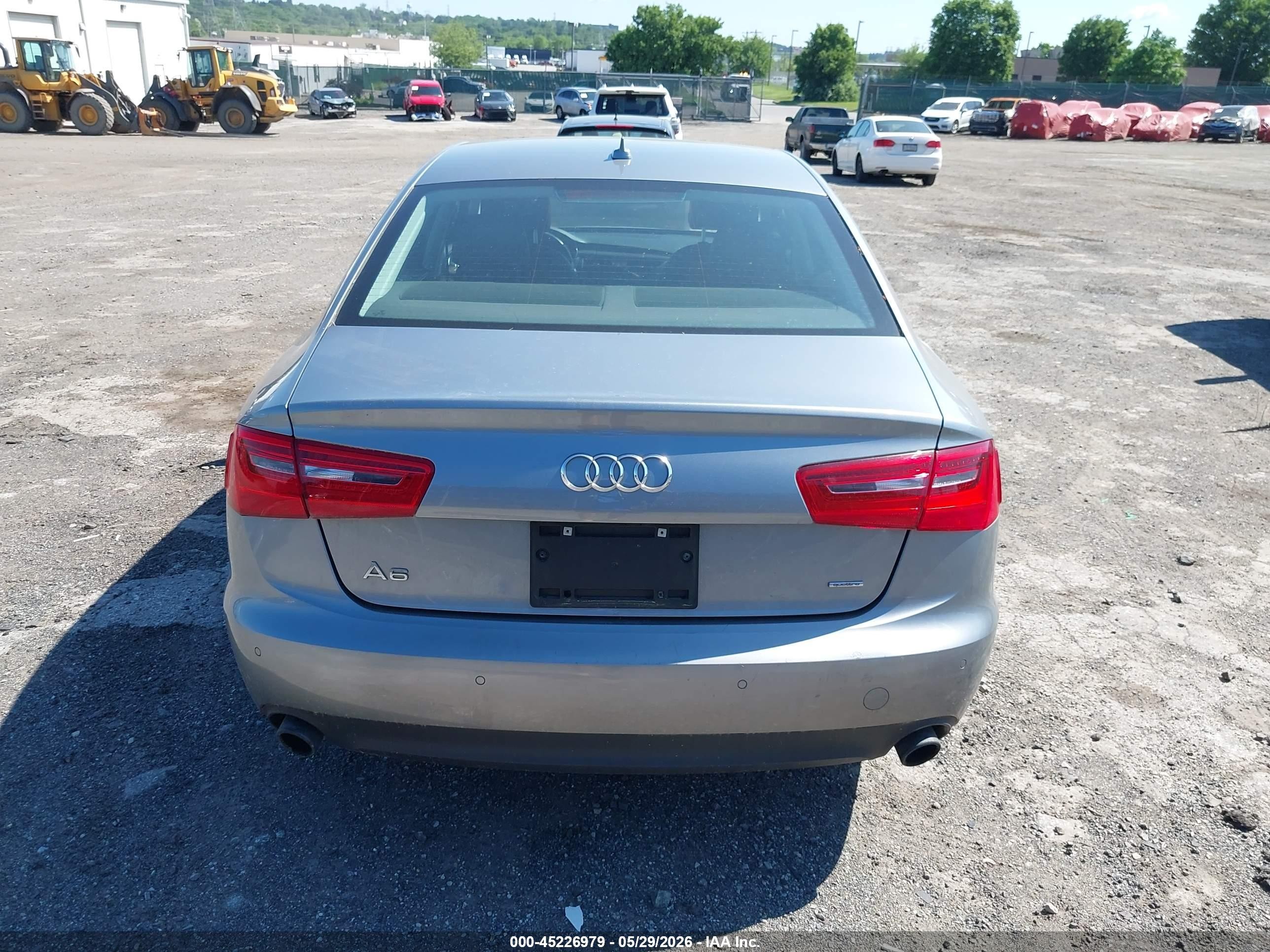 2015 Audi A6 2.0t Premium Silver vin: WAUGFAFC7FN011798
