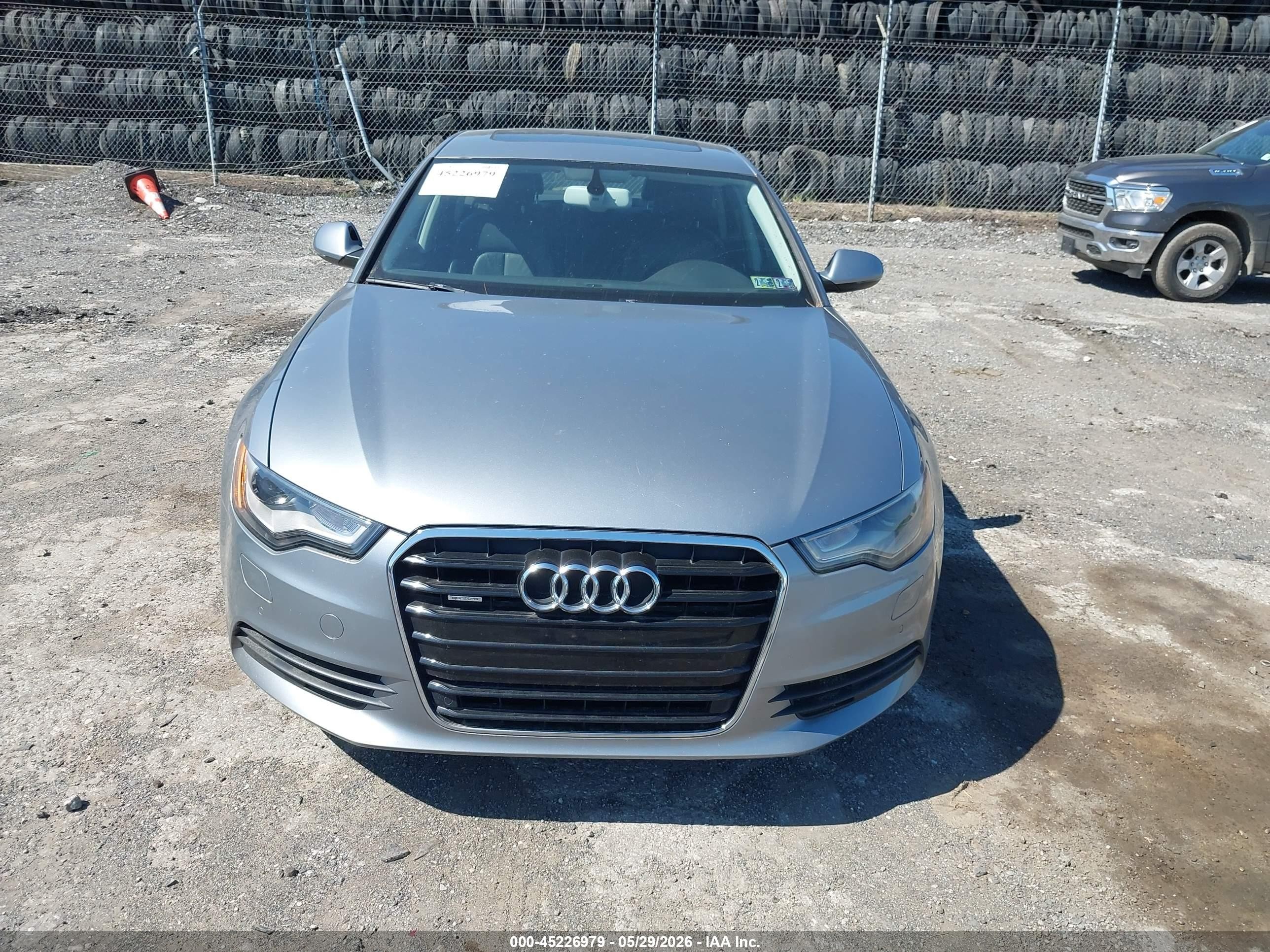 2015 Audi A6 2.0t Premium Silver vin: WAUGFAFC7FN011798