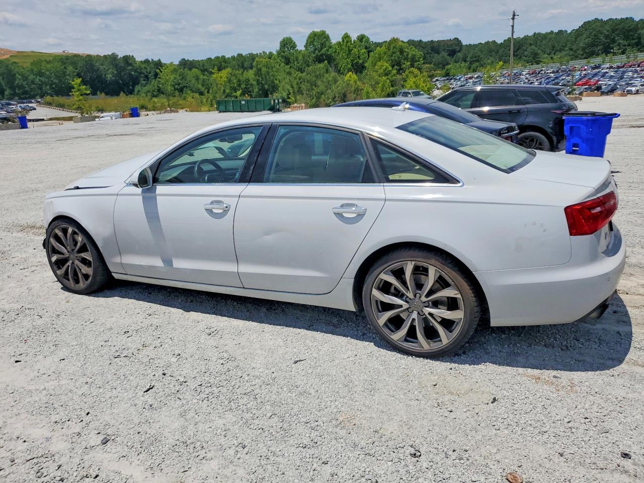 2015 Audi A6 Premium Plus White vin: WAUGFAFC7FN026379