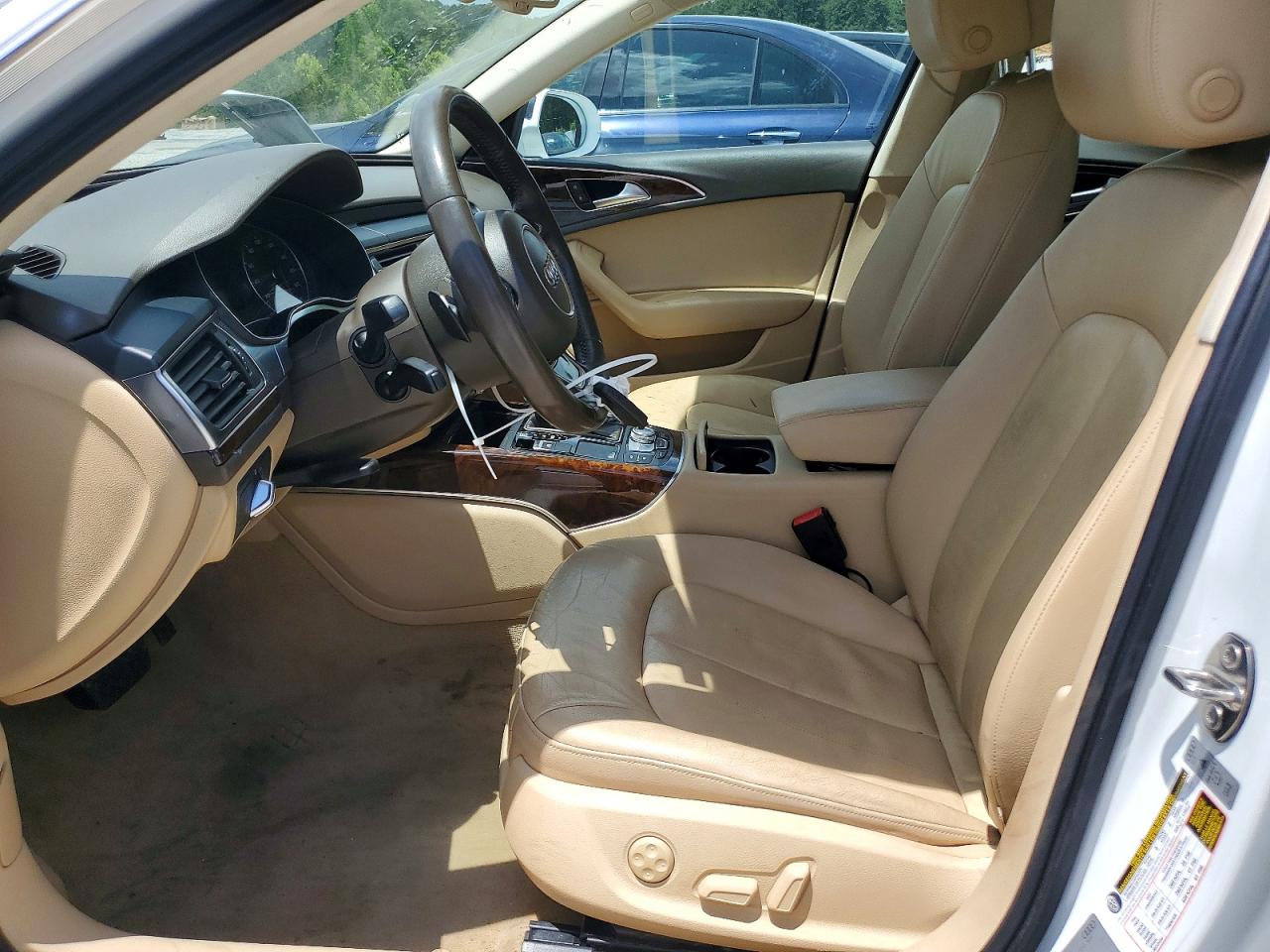 2015 Audi A6 Premium Plus White vin: WAUGFAFC7FN026379