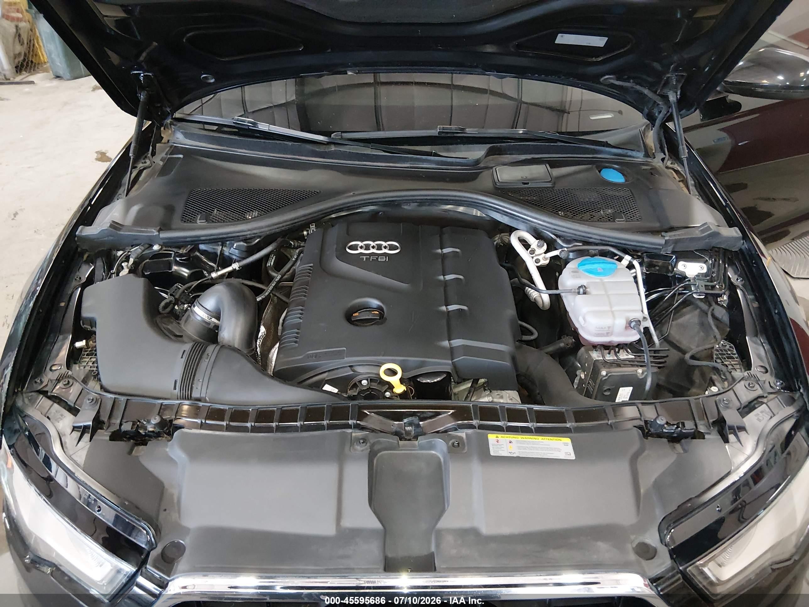 2013 Audi A6 2.0t Premium Black vin: WAUGFAFC8DN117903