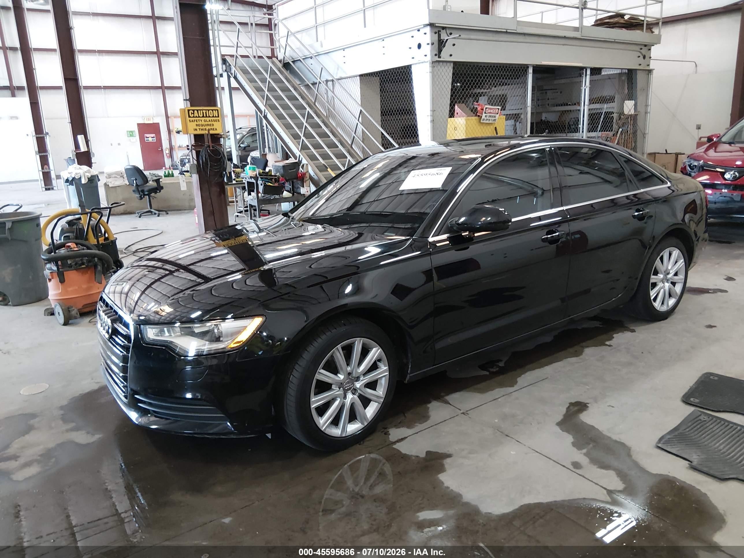 2013 Audi A6 2.0t Premium Black vin: WAUGFAFC8DN117903