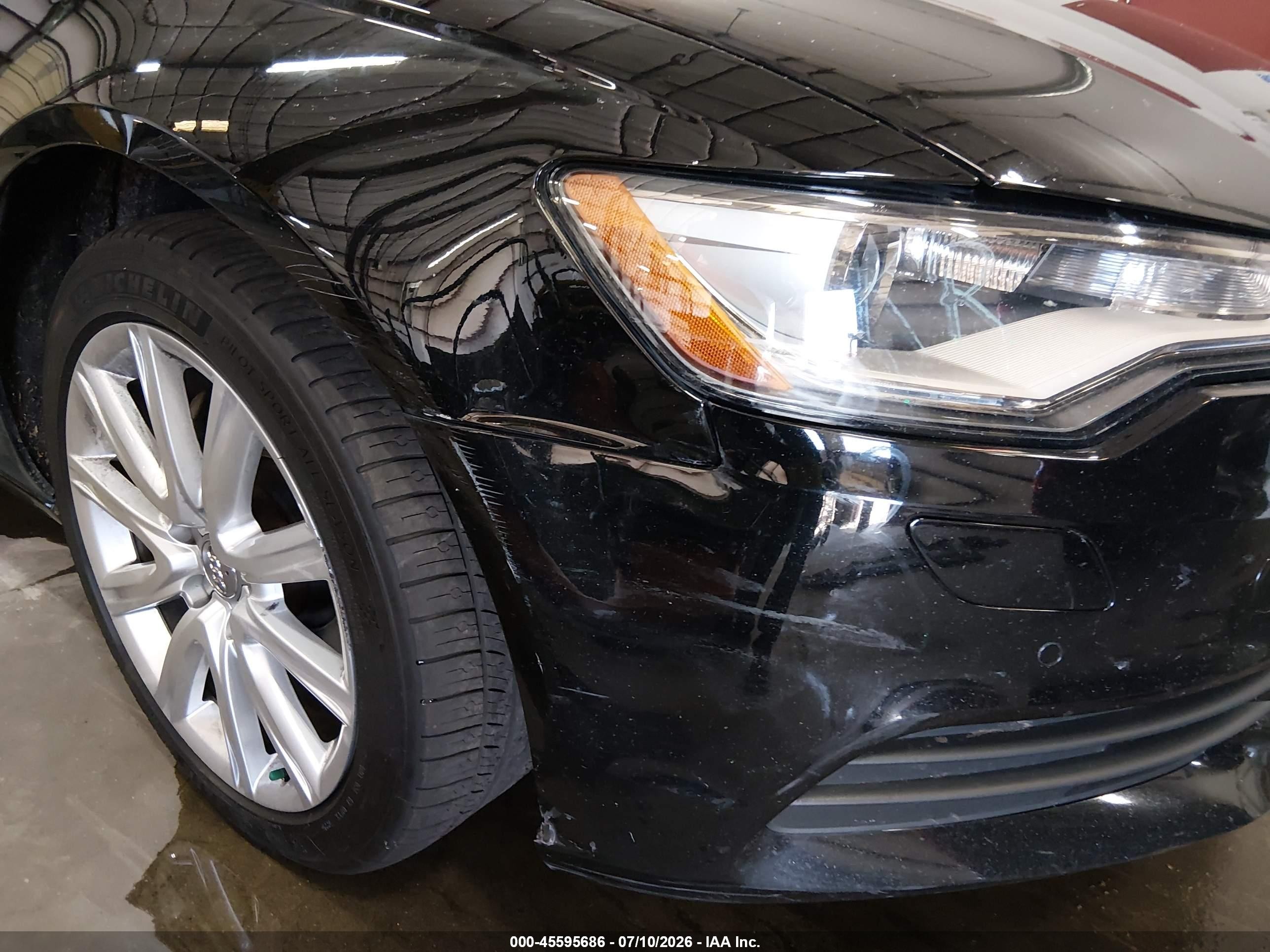 2013 Audi A6 2.0t Premium Black vin: WAUGFAFC8DN117903