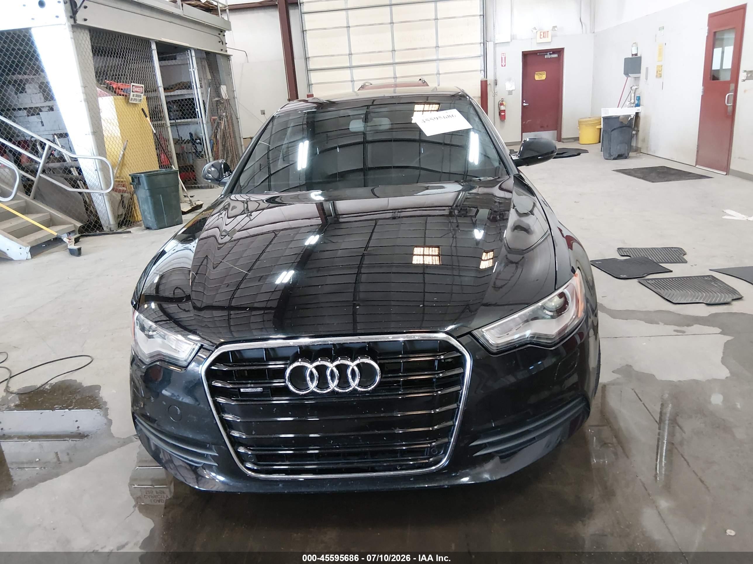 2013 Audi A6 2.0t Premium Black vin: WAUGFAFC8DN117903