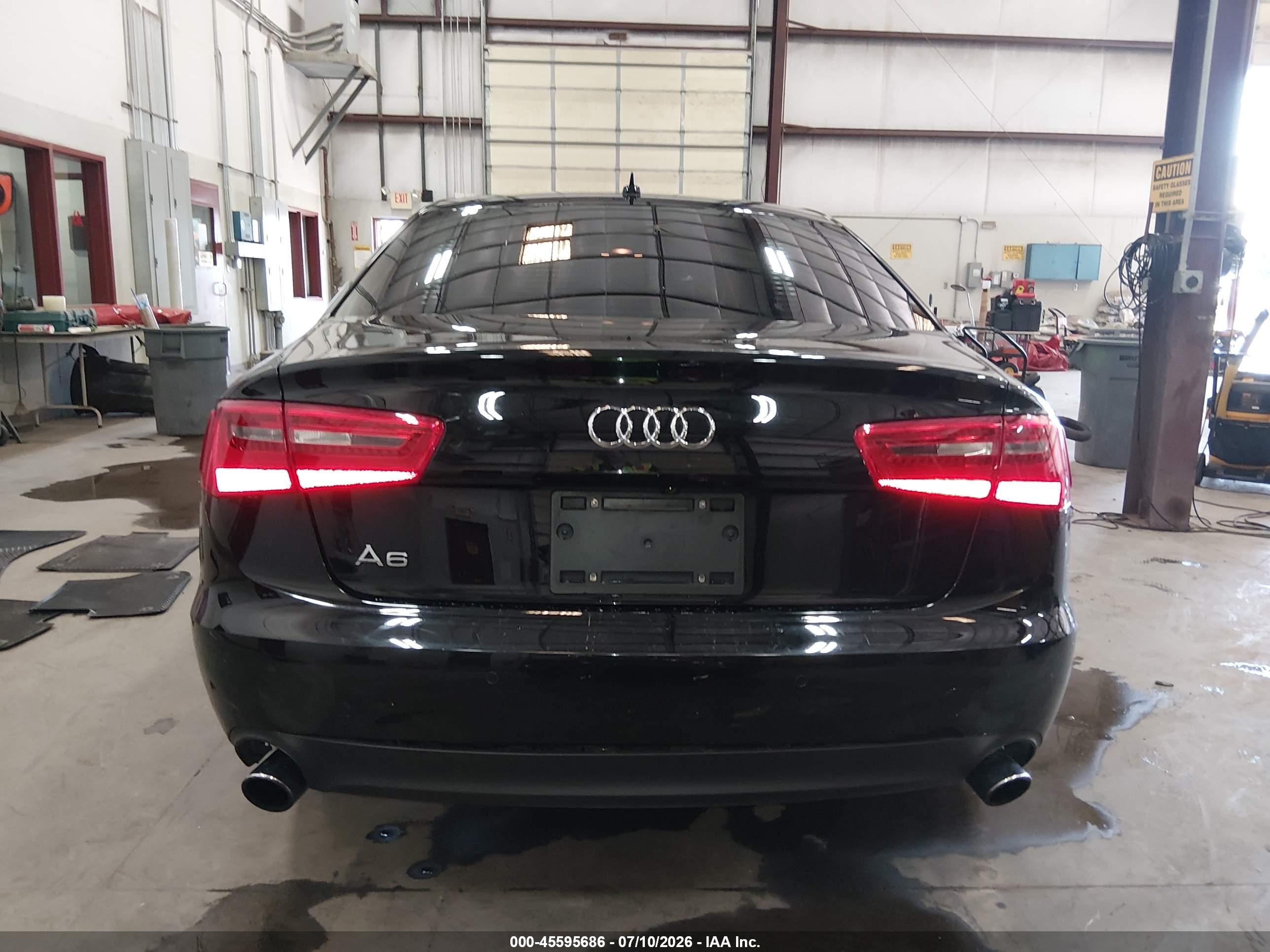 2013 Audi A6 2.0t Premium Black vin: WAUGFAFC8DN117903