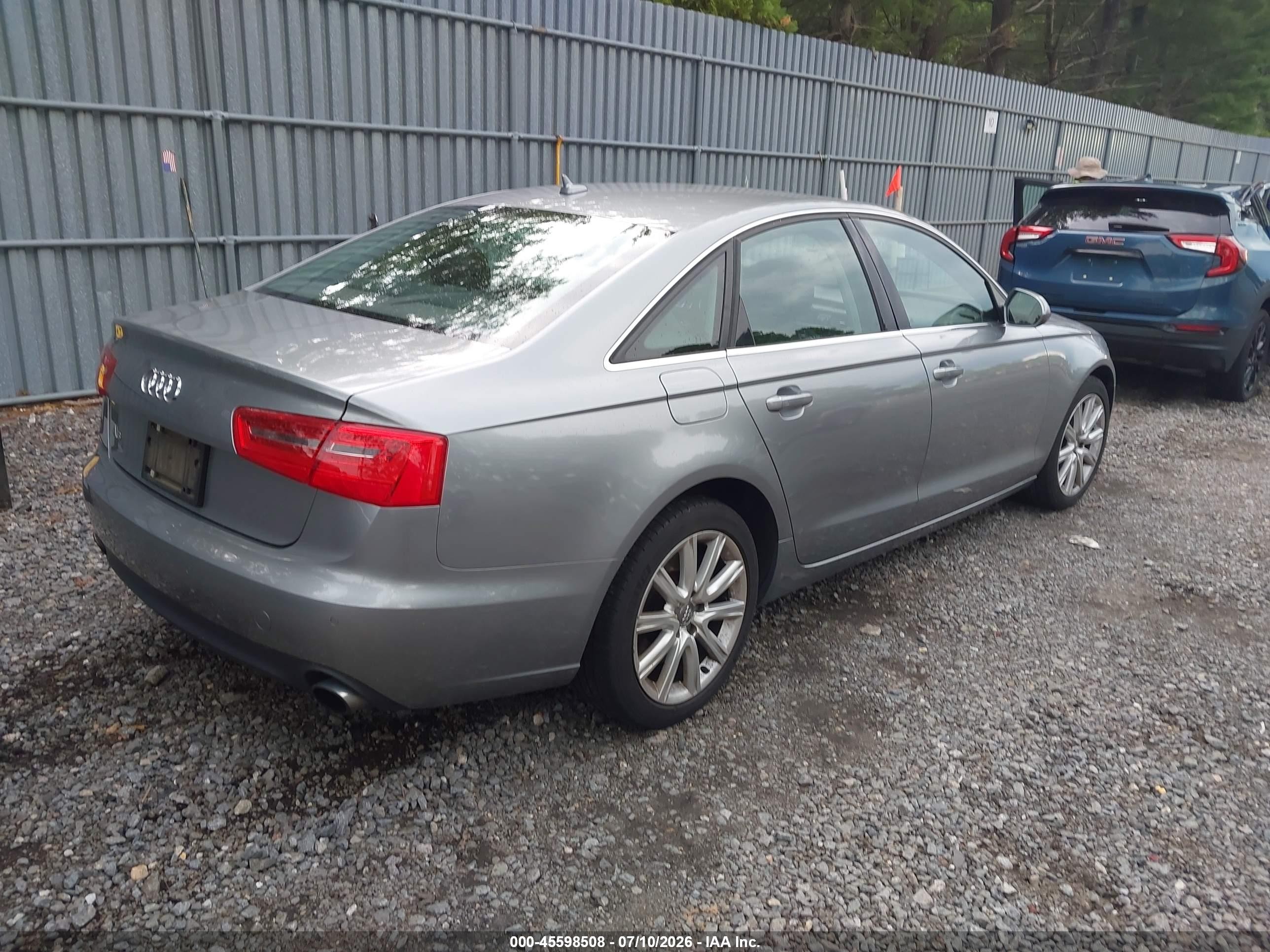 2014 Audi A6 2.0t Premium Gray vin: WAUGFAFC8EN042718