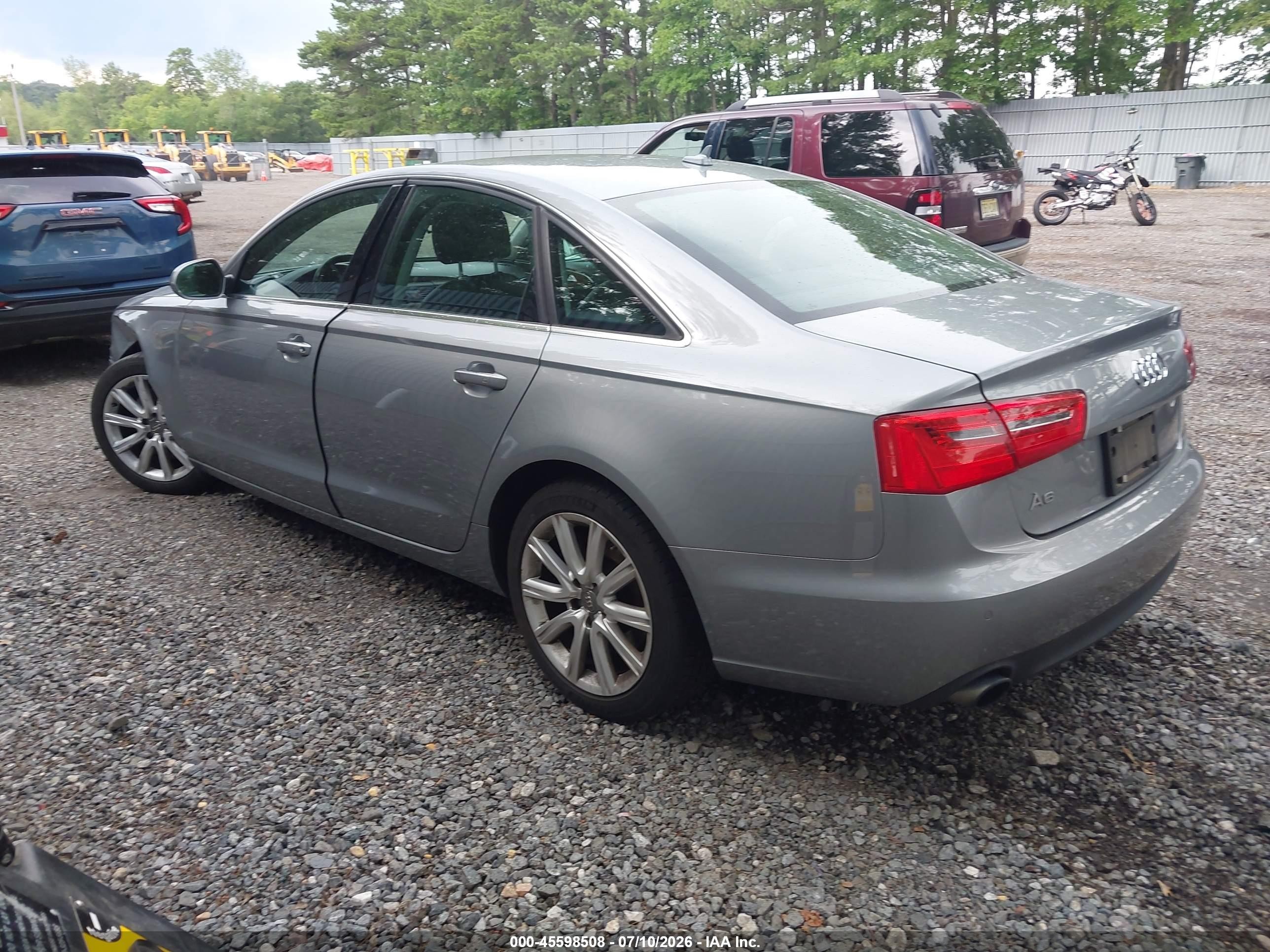 2014 Audi A6 2.0t Premium Gray vin: WAUGFAFC8EN042718