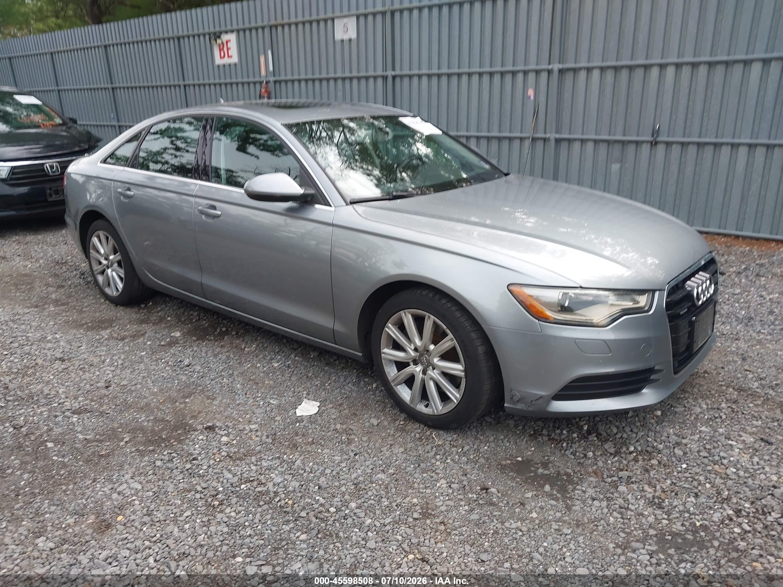 2014 Audi A6 2.0t Premium Gray vin: WAUGFAFC8EN042718