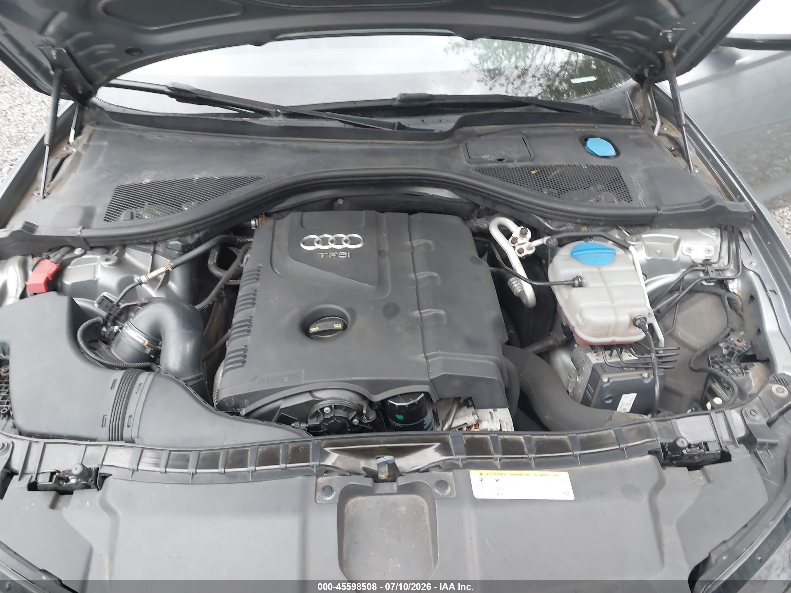 2014 Audi A6 2.0t Premium Gray vin: WAUGFAFC8EN042718