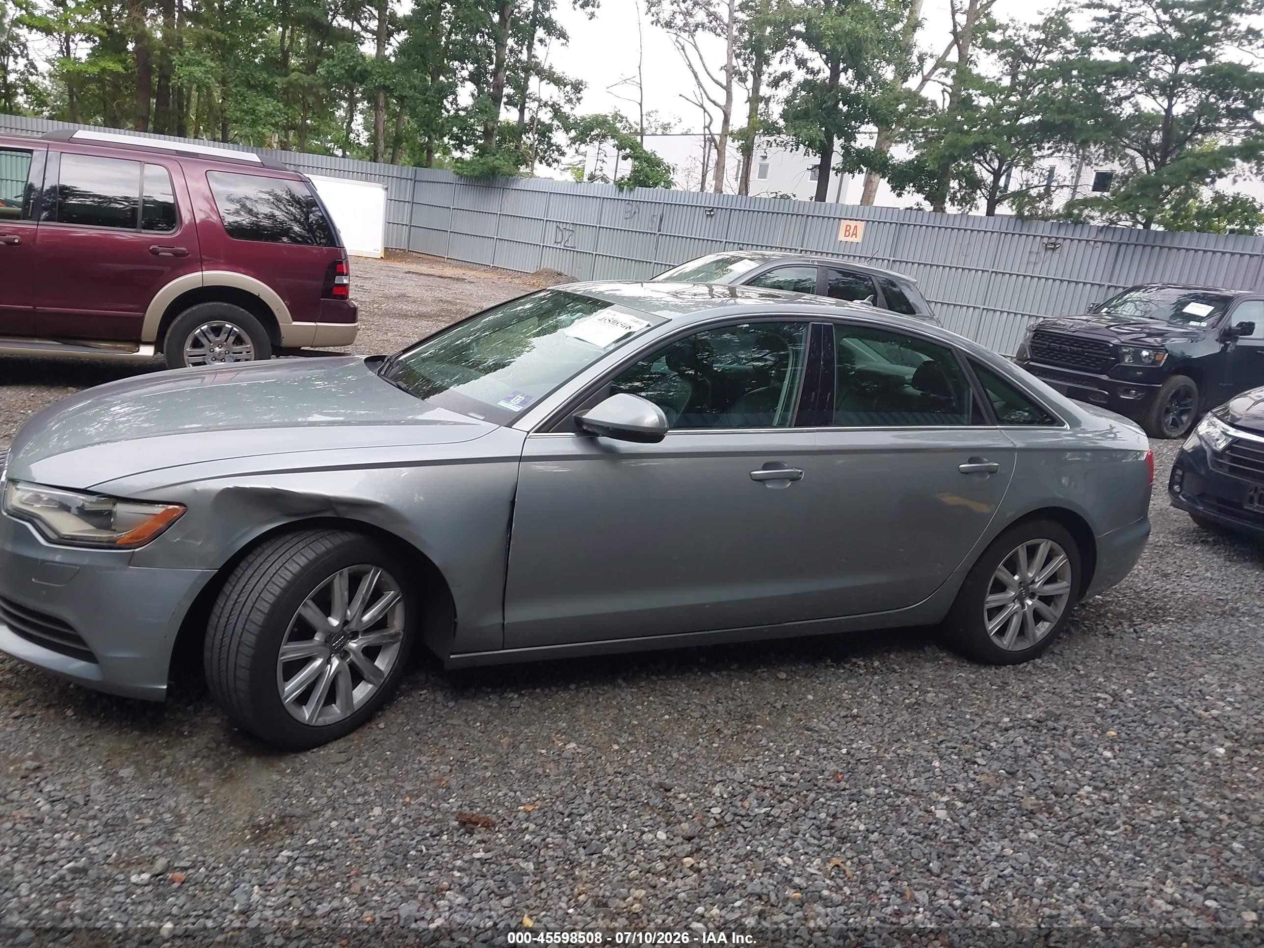 2014 Audi A6 2.0t Premium Gray vin: WAUGFAFC8EN042718