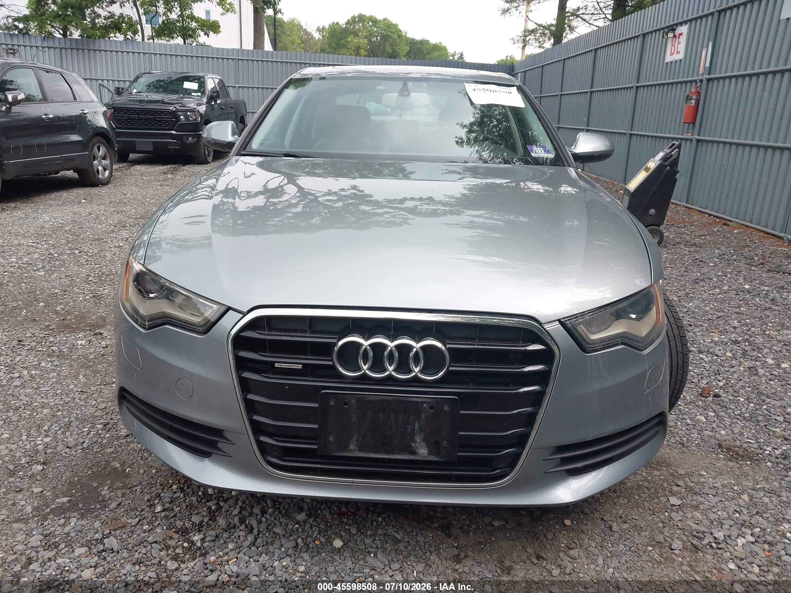 2014 Audi A6 2.0t Premium Gray vin: WAUGFAFC8EN042718