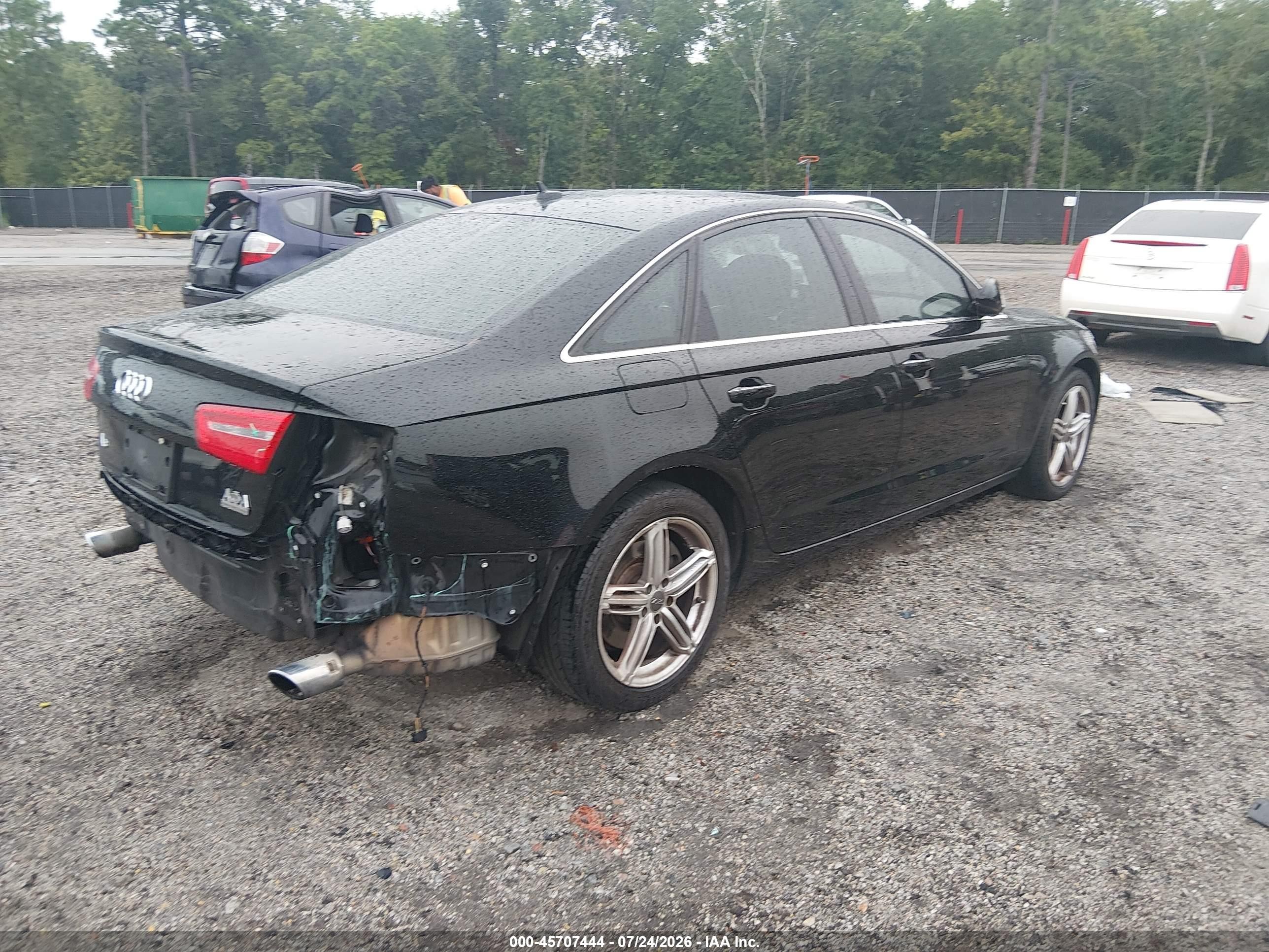 2014 Audi A6 2.0t Premium Black vin: WAUGFAFC8EN044615