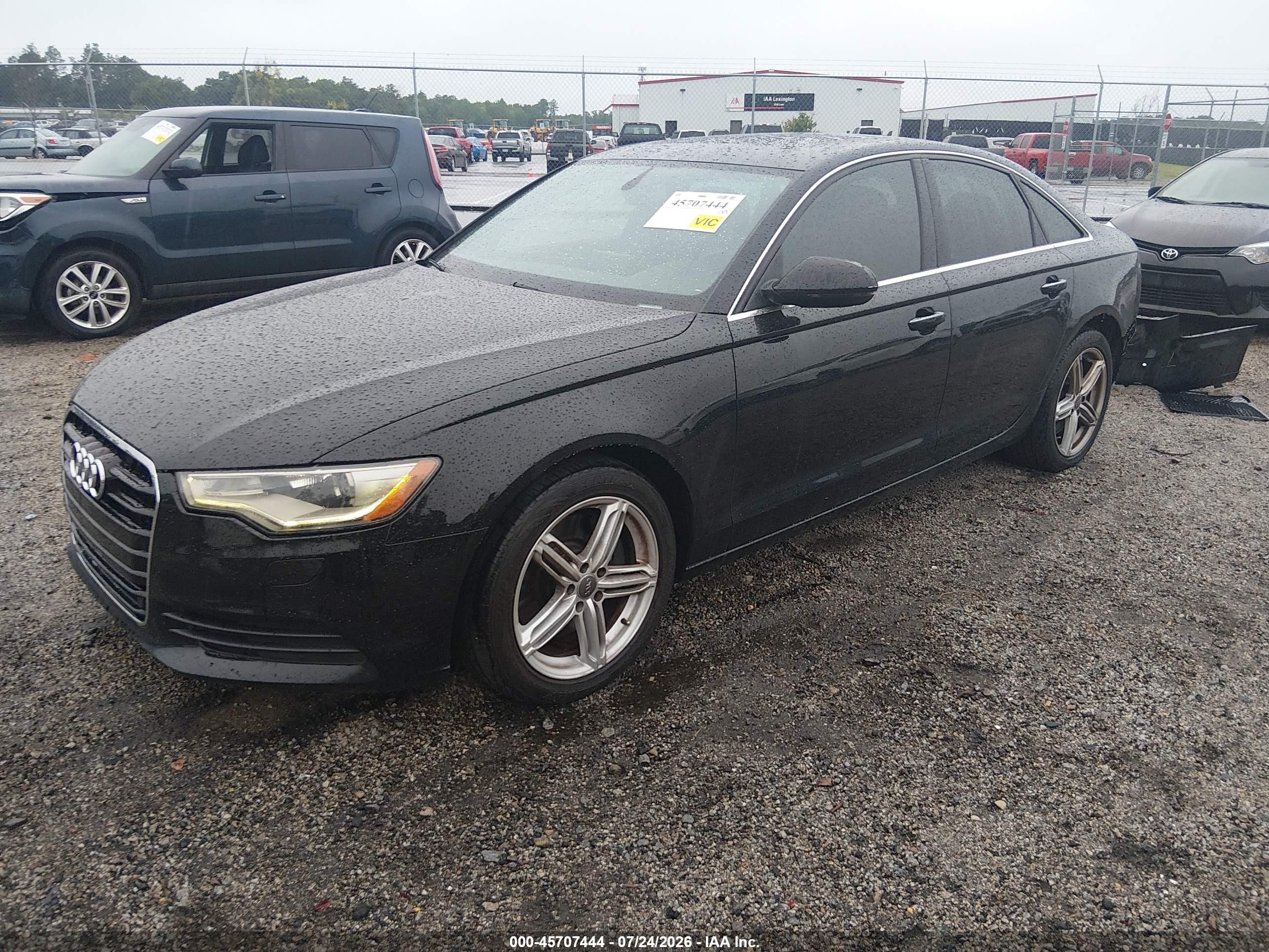 2014 Audi A6 2.0t Premium Black vin: WAUGFAFC8EN044615