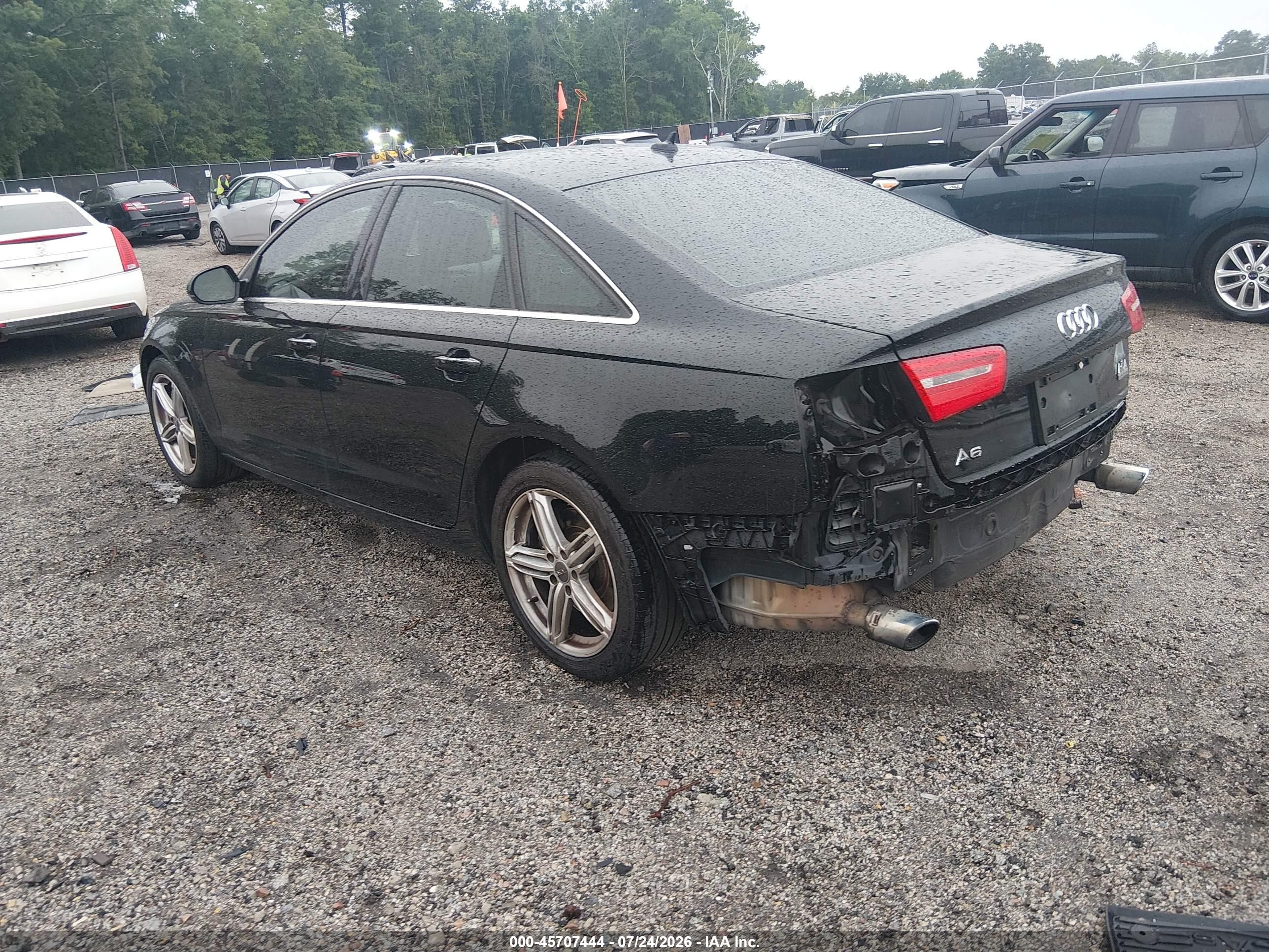2014 Audi A6 2.0t Premium Black vin: WAUGFAFC8EN044615