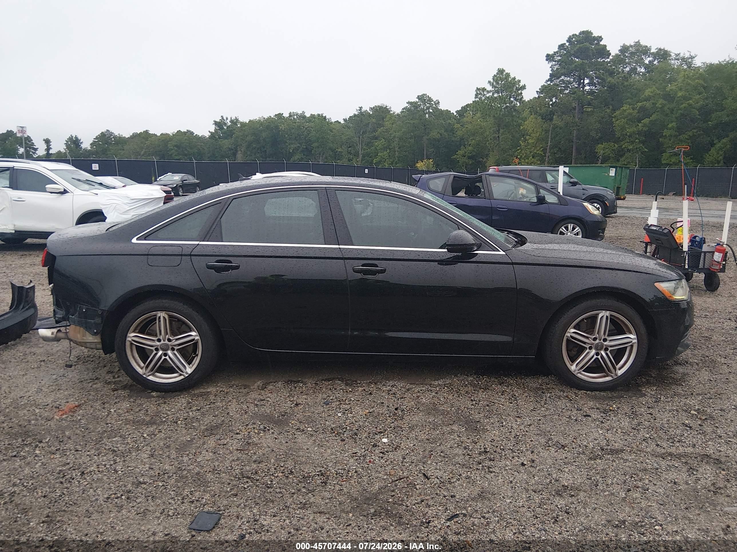 2014 Audi A6 2.0t Premium Black vin: WAUGFAFC8EN044615