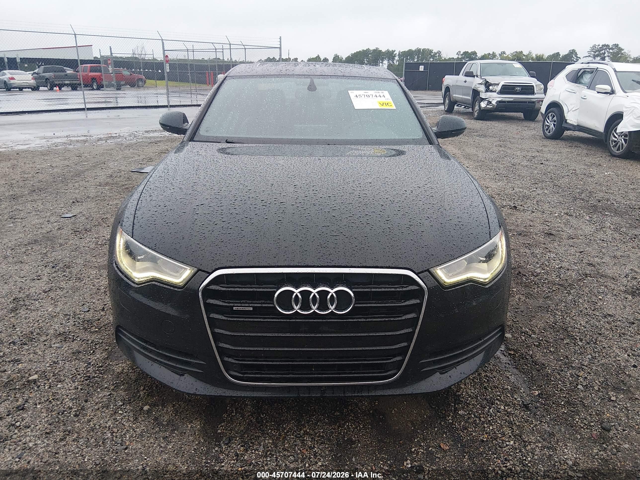 2014 Audi A6 2.0t Premium Black vin: WAUGFAFC8EN044615