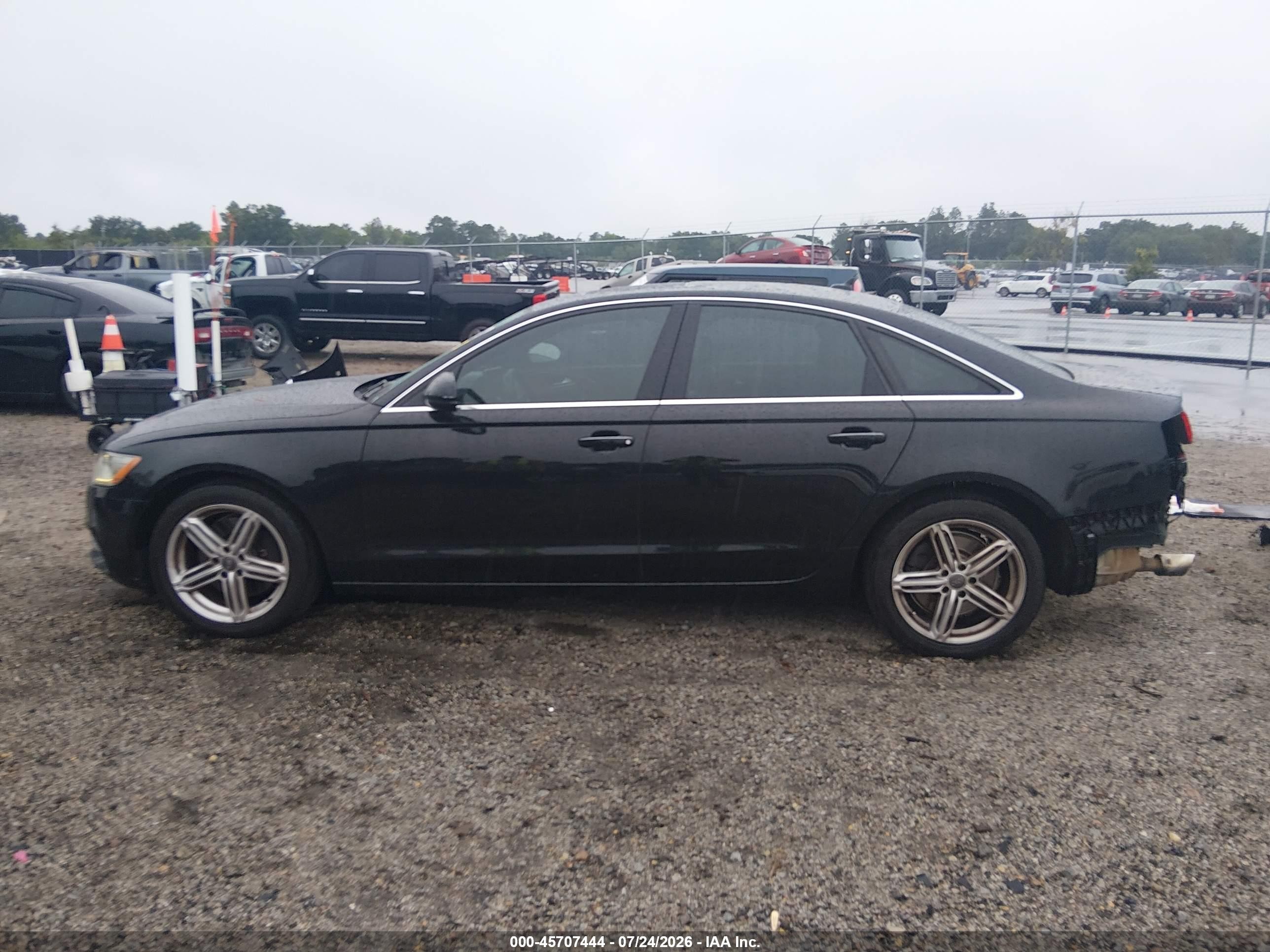 2014 Audi A6 2.0t Premium Black vin: WAUGFAFC8EN044615