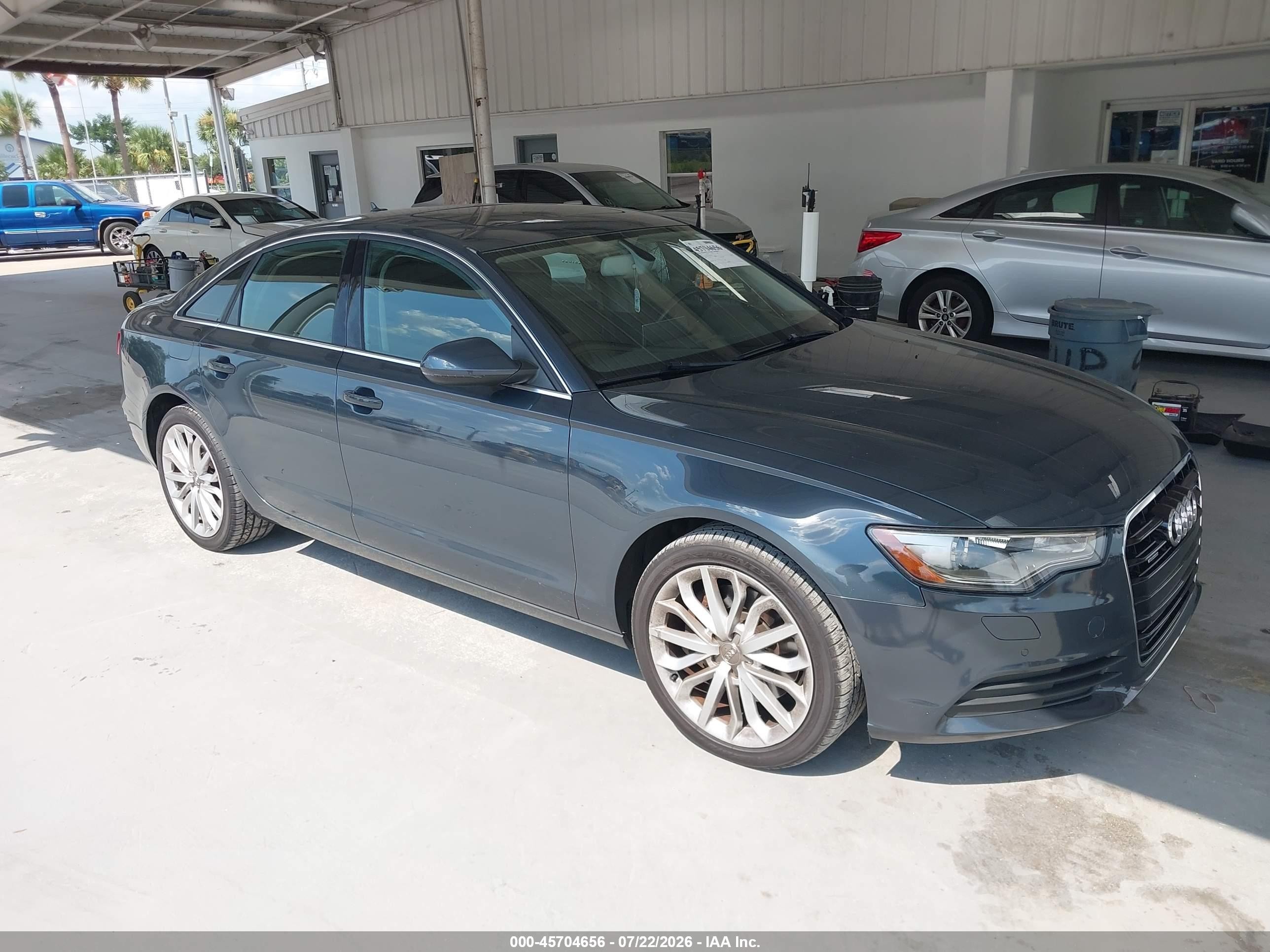 2014 Audi A6 2.0t Premium Blue vin: WAUGFAFC8EN067750