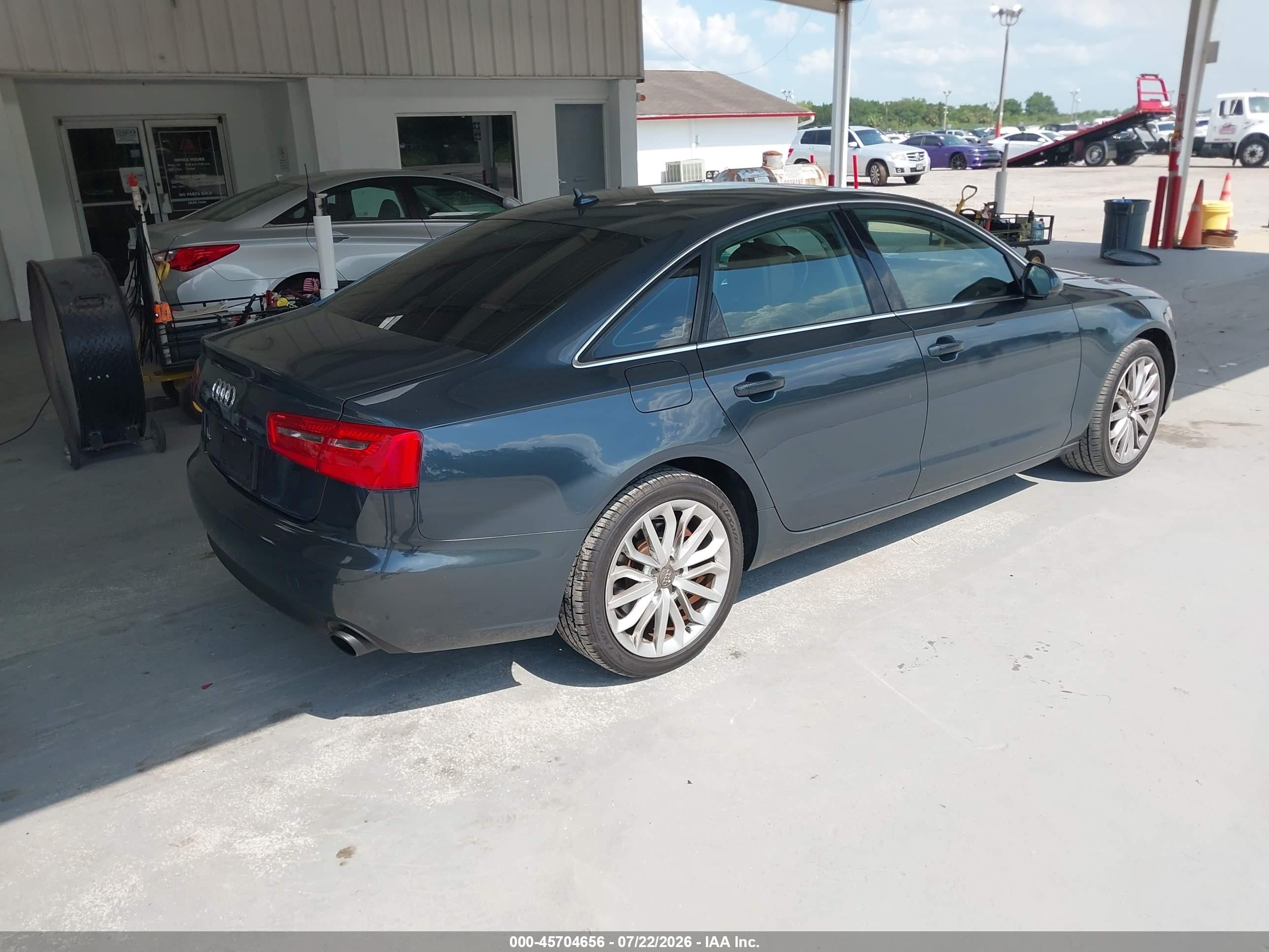 2014 Audi A6 2.0t Premium Blue vin: WAUGFAFC8EN067750