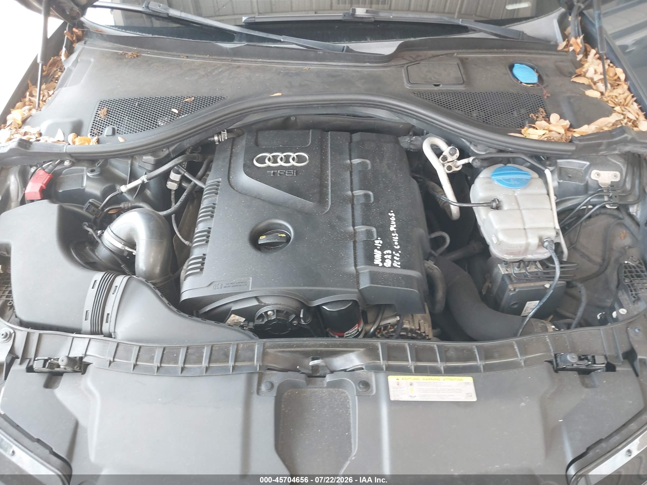 2014 Audi A6 2.0t Premium Blue vin: WAUGFAFC8EN067750